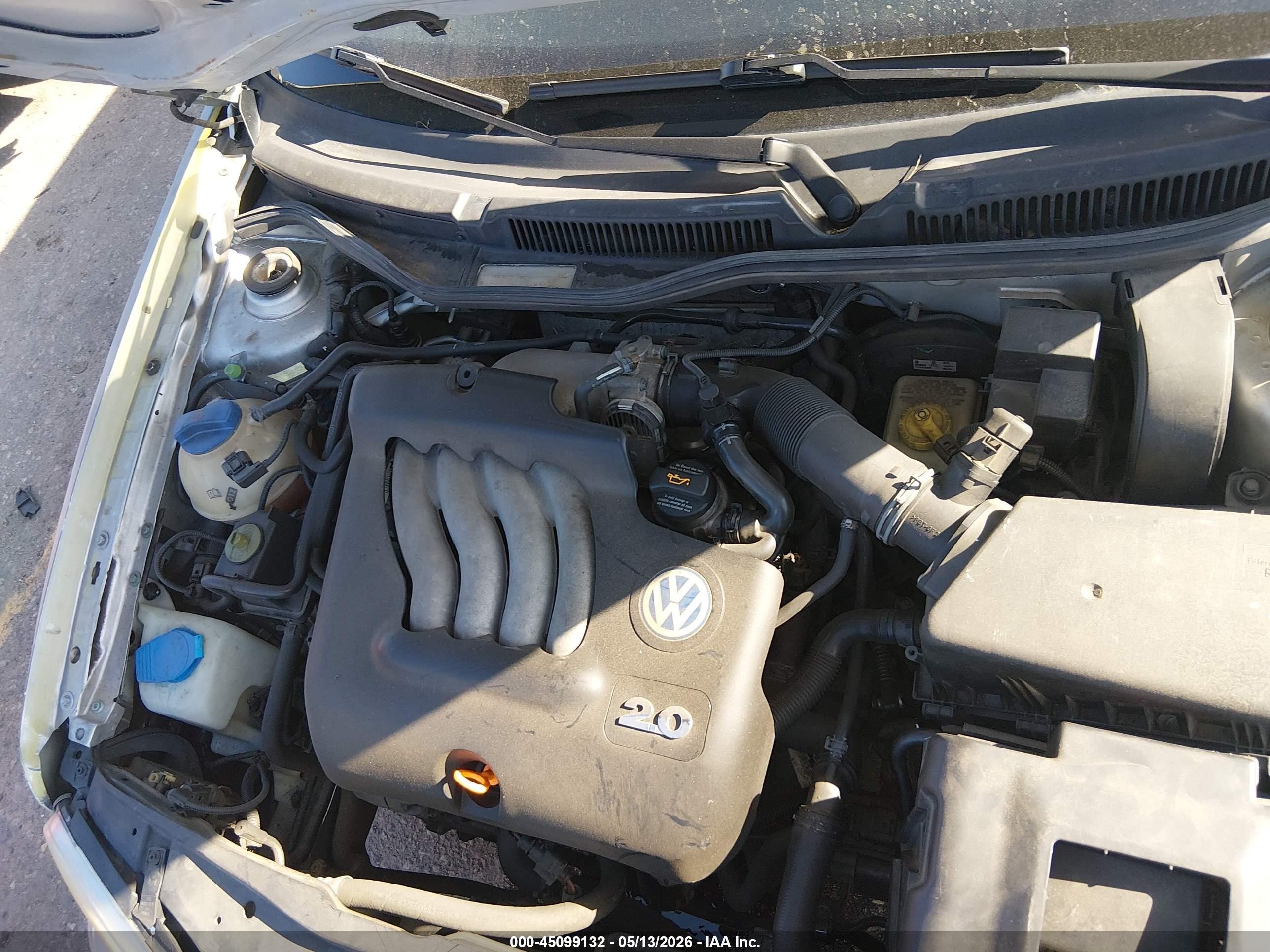2003 Volkswagen Golf Gl/gl 2.0l Gray vin: 9BWBK61J334074450