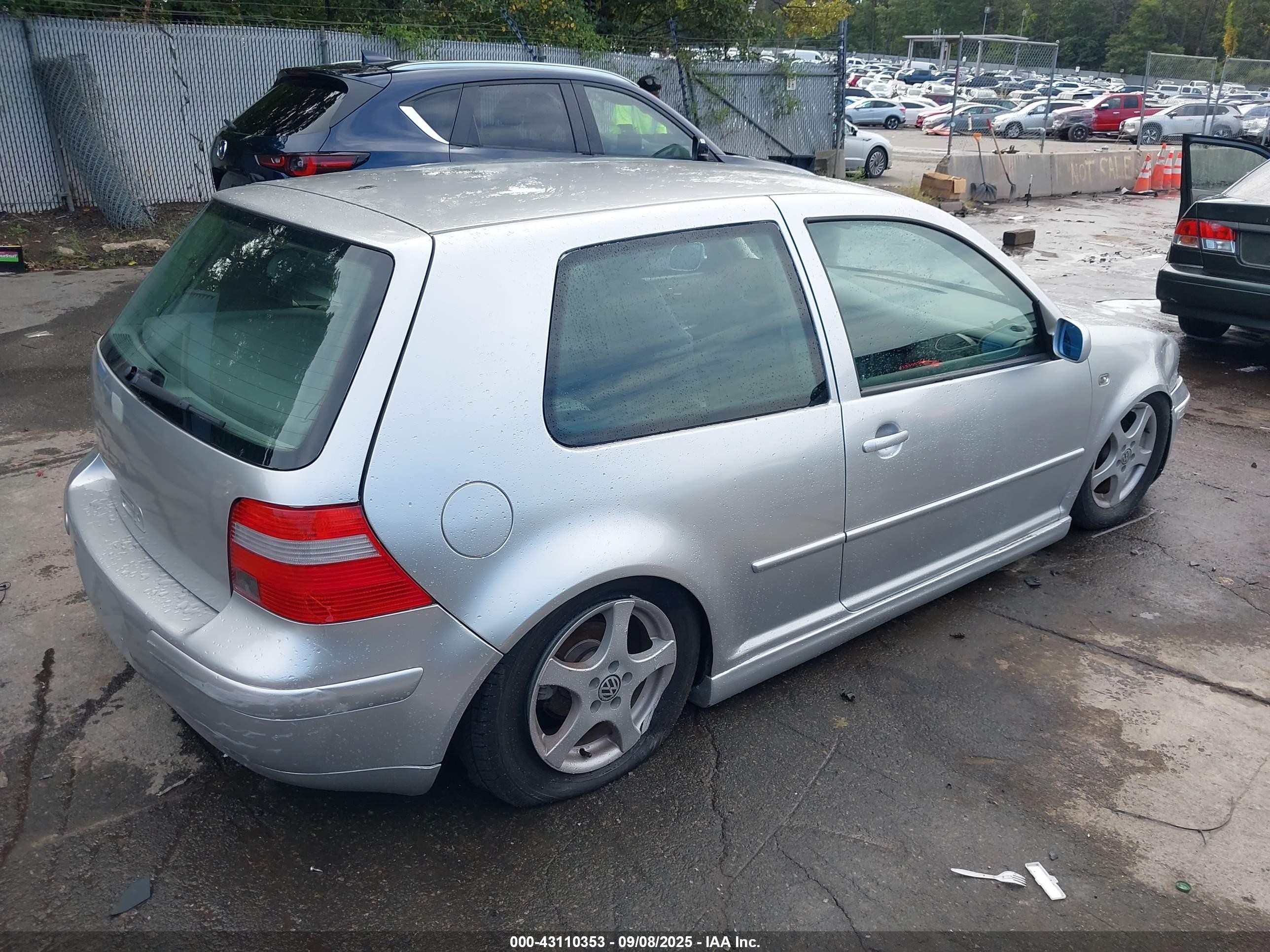 2003 Volkswagen Golf Gl/gl 2.0l Silver vin: 9BWBK61J834038804