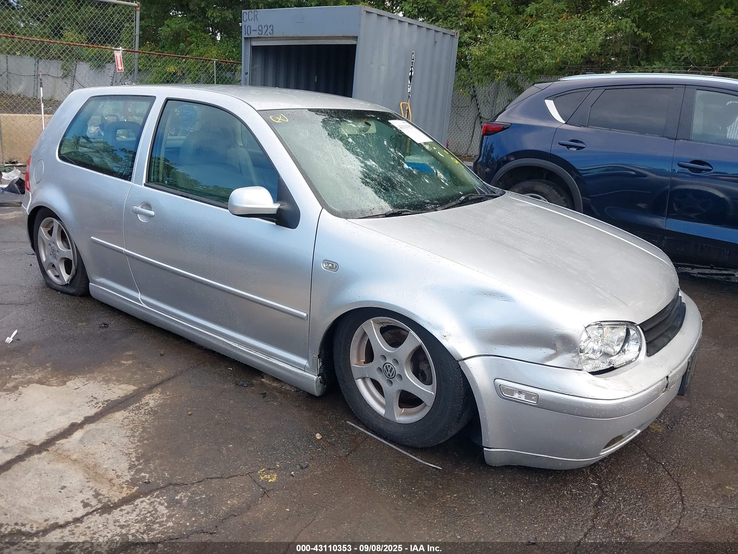 2003 Volkswagen Golf Gl/gl 2.0l Silver vin: 9BWBK61J834038804