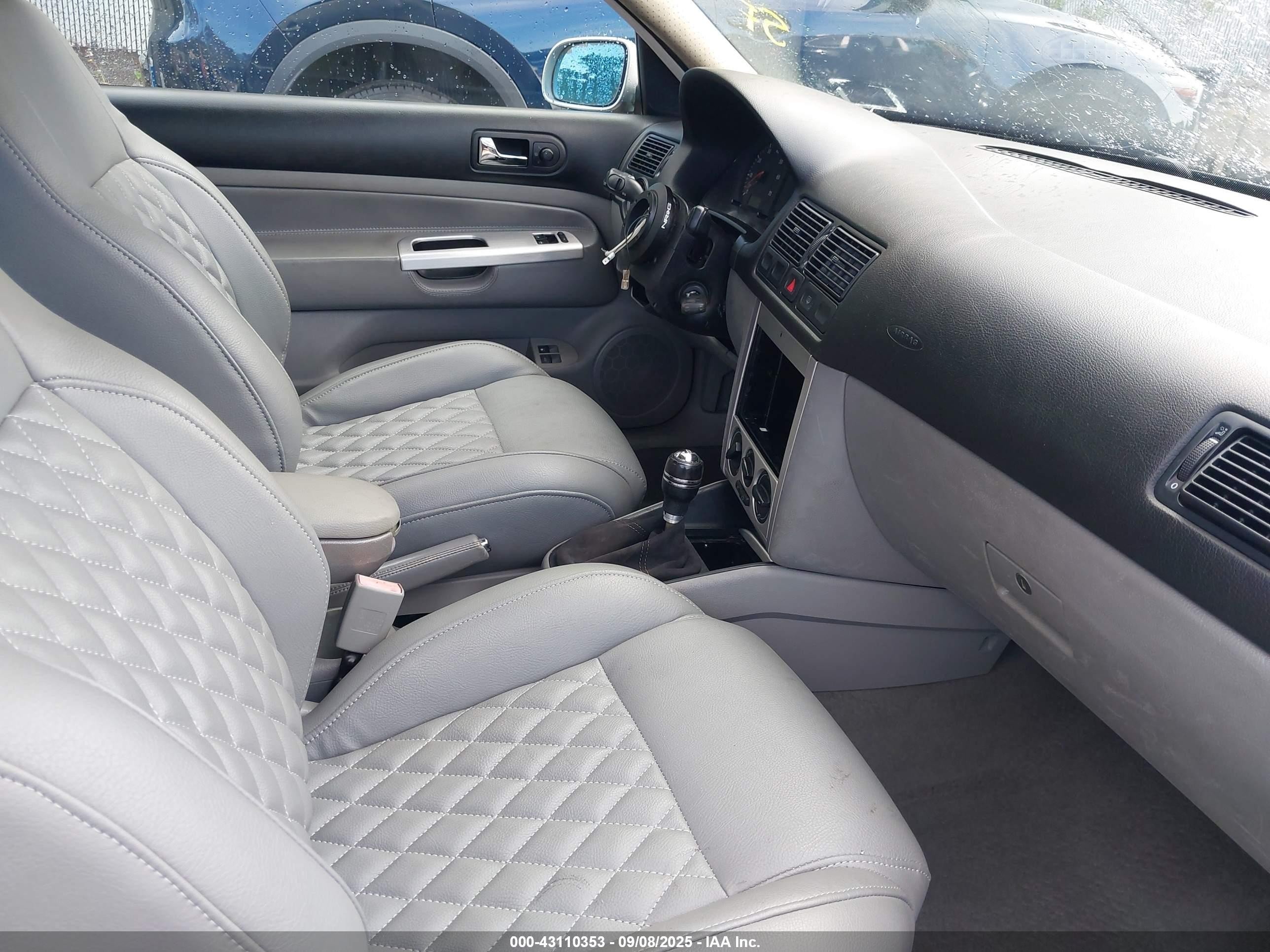 2003 Volkswagen Golf Gl/gl 2.0l Silver vin: 9BWBK61J834038804