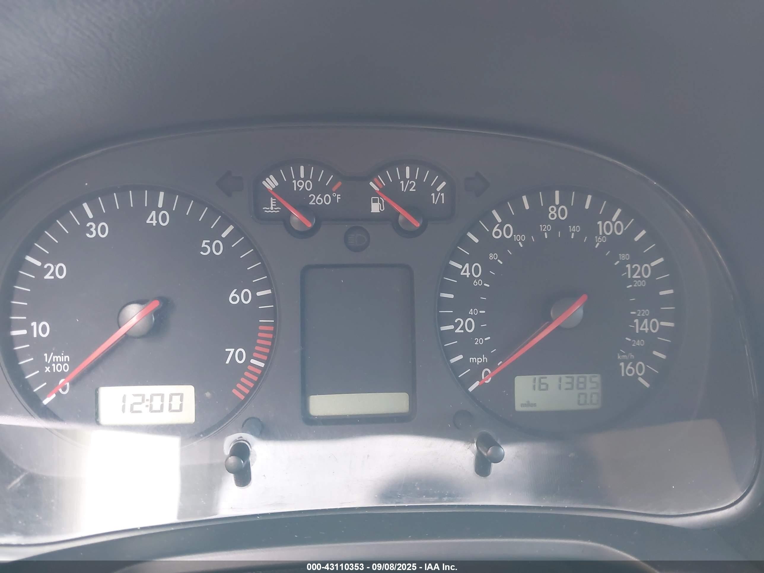 2003 Volkswagen Golf Gl/gl 2.0l Silver vin: 9BWBK61J834038804