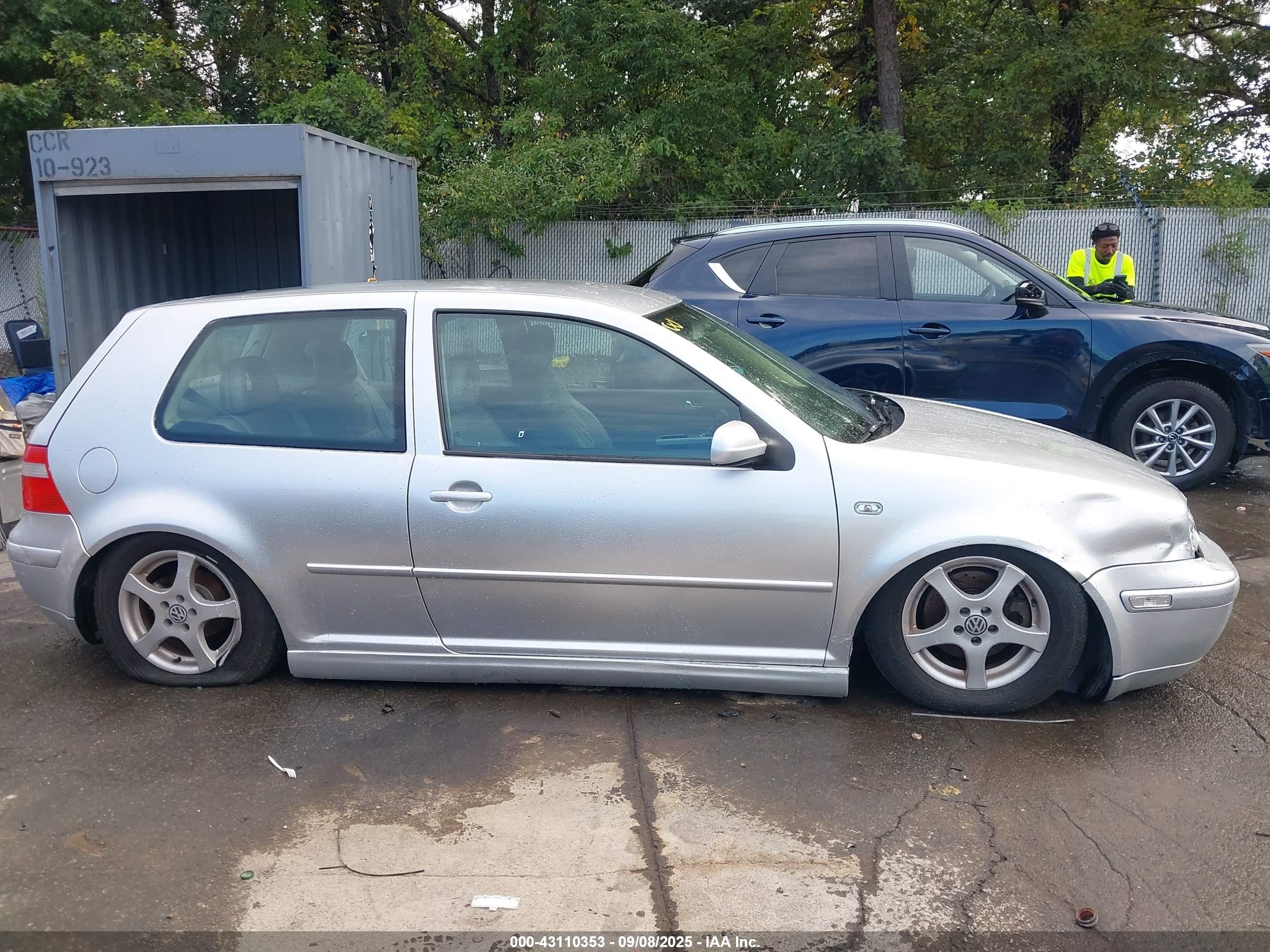 2003 Volkswagen Golf Gl/gl 2.0l Silver vin: 9BWBK61J834038804