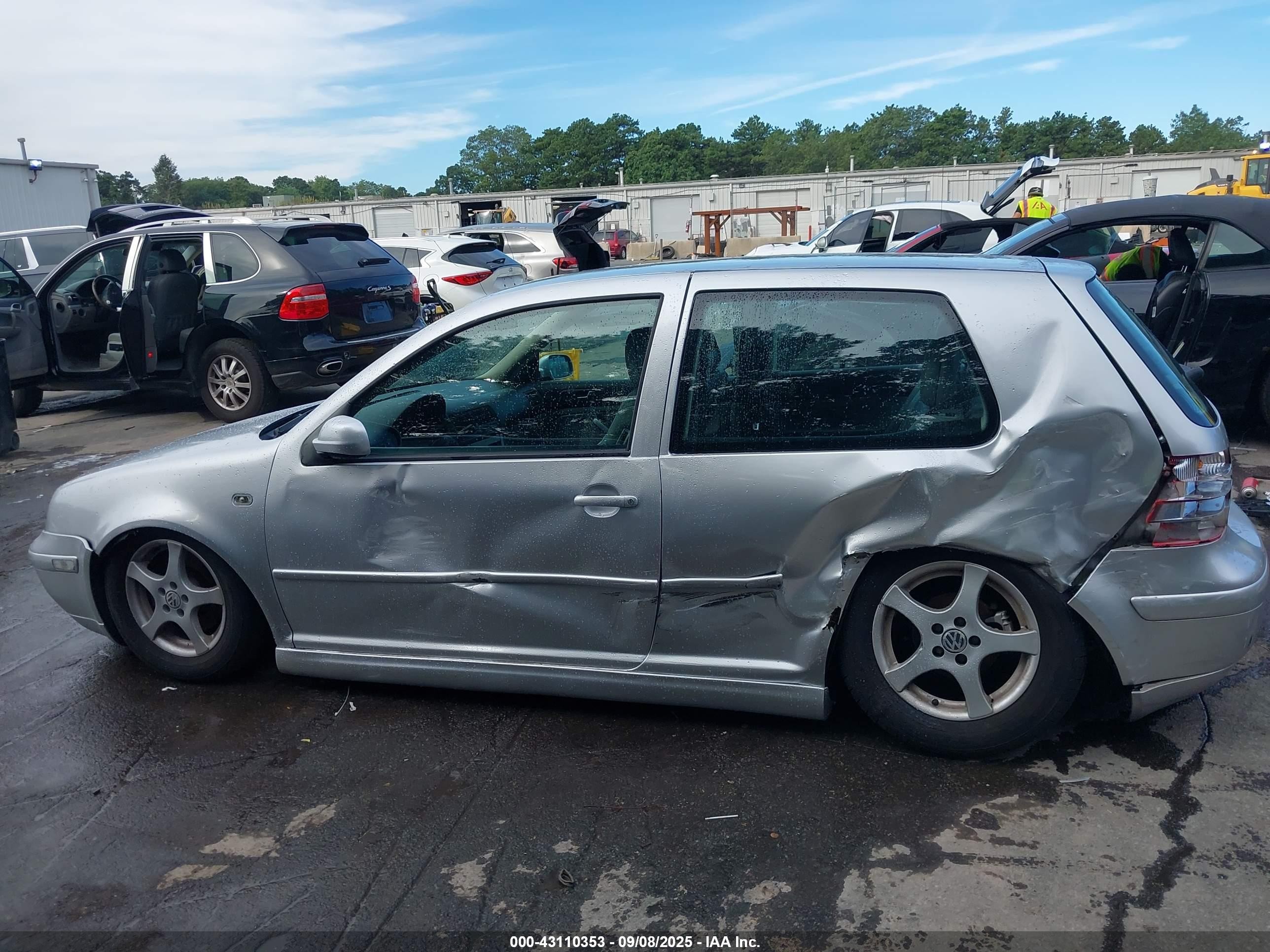 2003 Volkswagen Golf Gl/gl 2.0l Silver vin: 9BWBK61J834038804