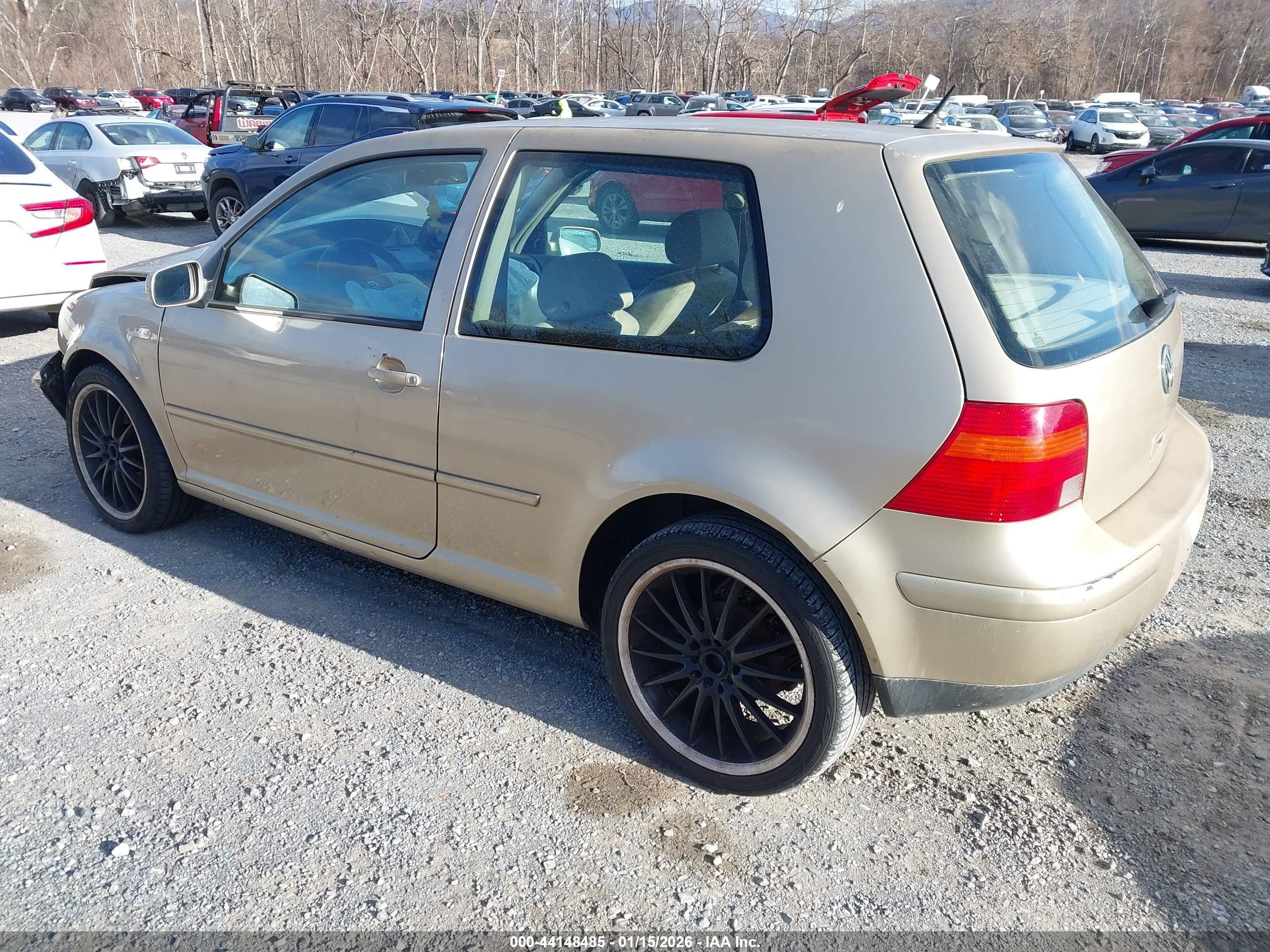 2004 Volkswagen Golf Gl Gold vin: 9BWBL61J044007142