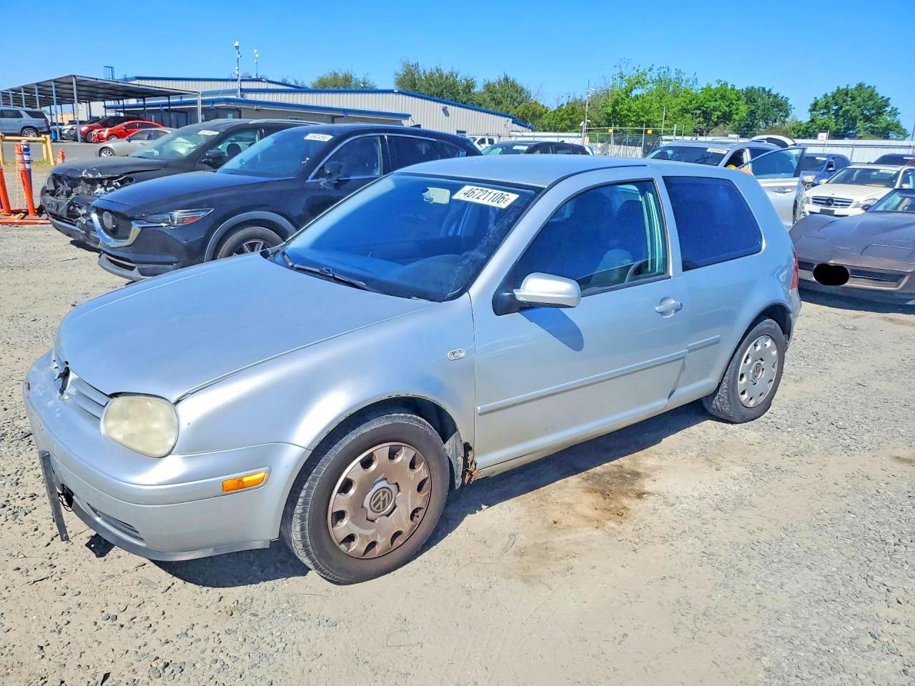 2004 Volkswagen Golf Gl Silver vin: 9BWBL61J544005645