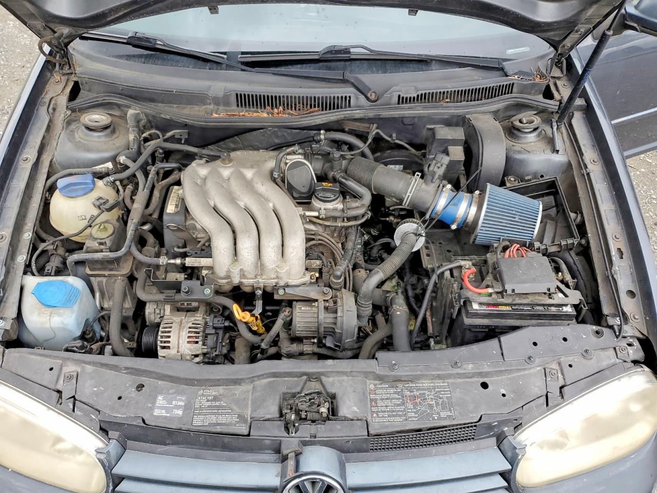 2004 Volkswagen Golf Gl Gray vin: 9BWBL61J944005597