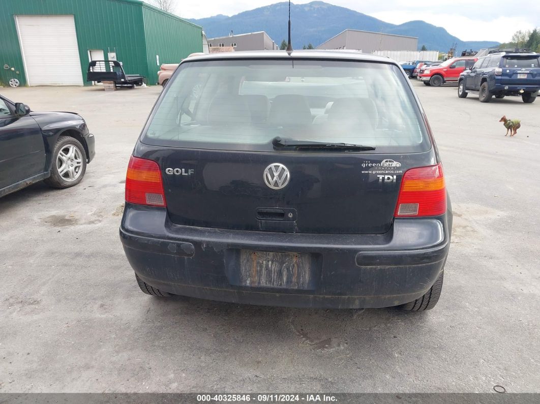 2003 Volkswagen Golf Gl Tdi Black vin: 9BWBP61J434052880