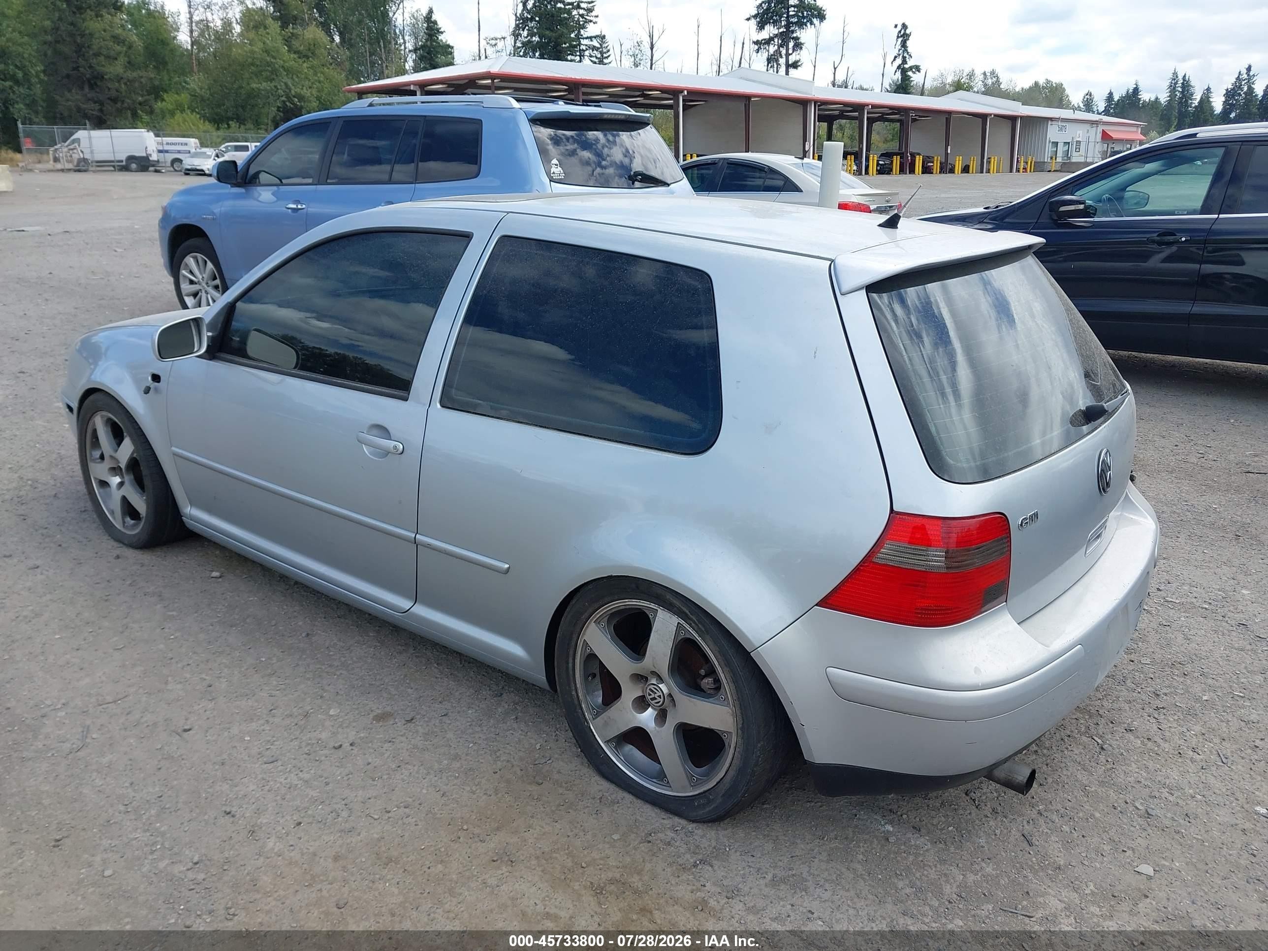 2001 Volkswagen Gti Gls White vin: 9BWDD61J414077423