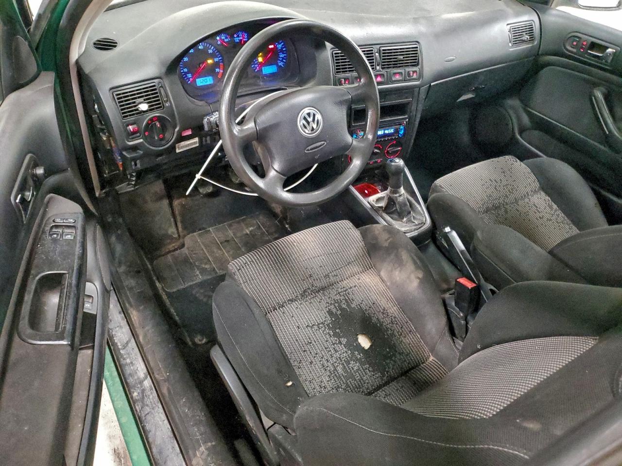 2001 Volkswagen Gti Gls Green vin: 9BWDD61J614068898