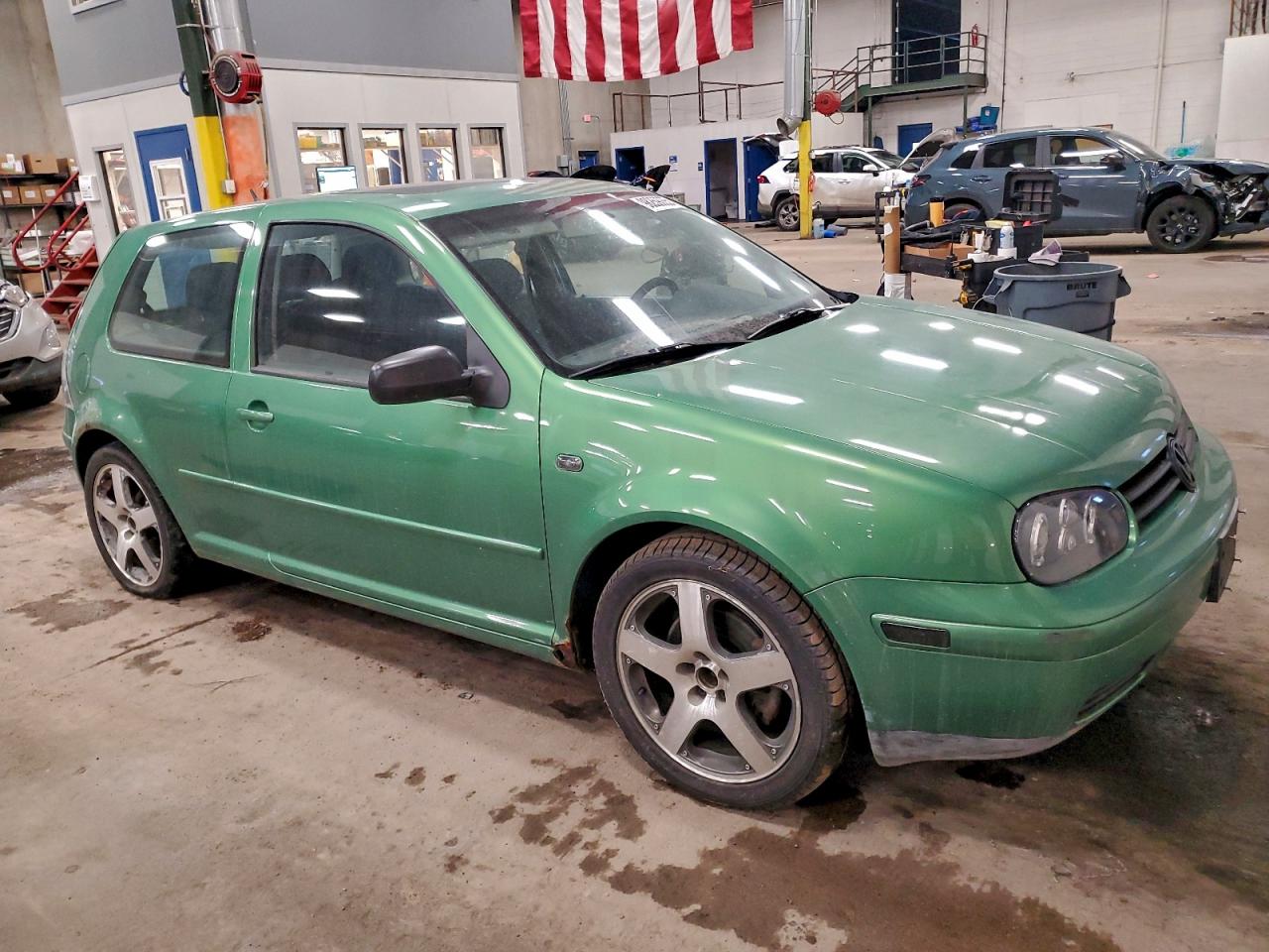 2001 Volkswagen Gti Gls Green vin: 9BWDD61J614068898
