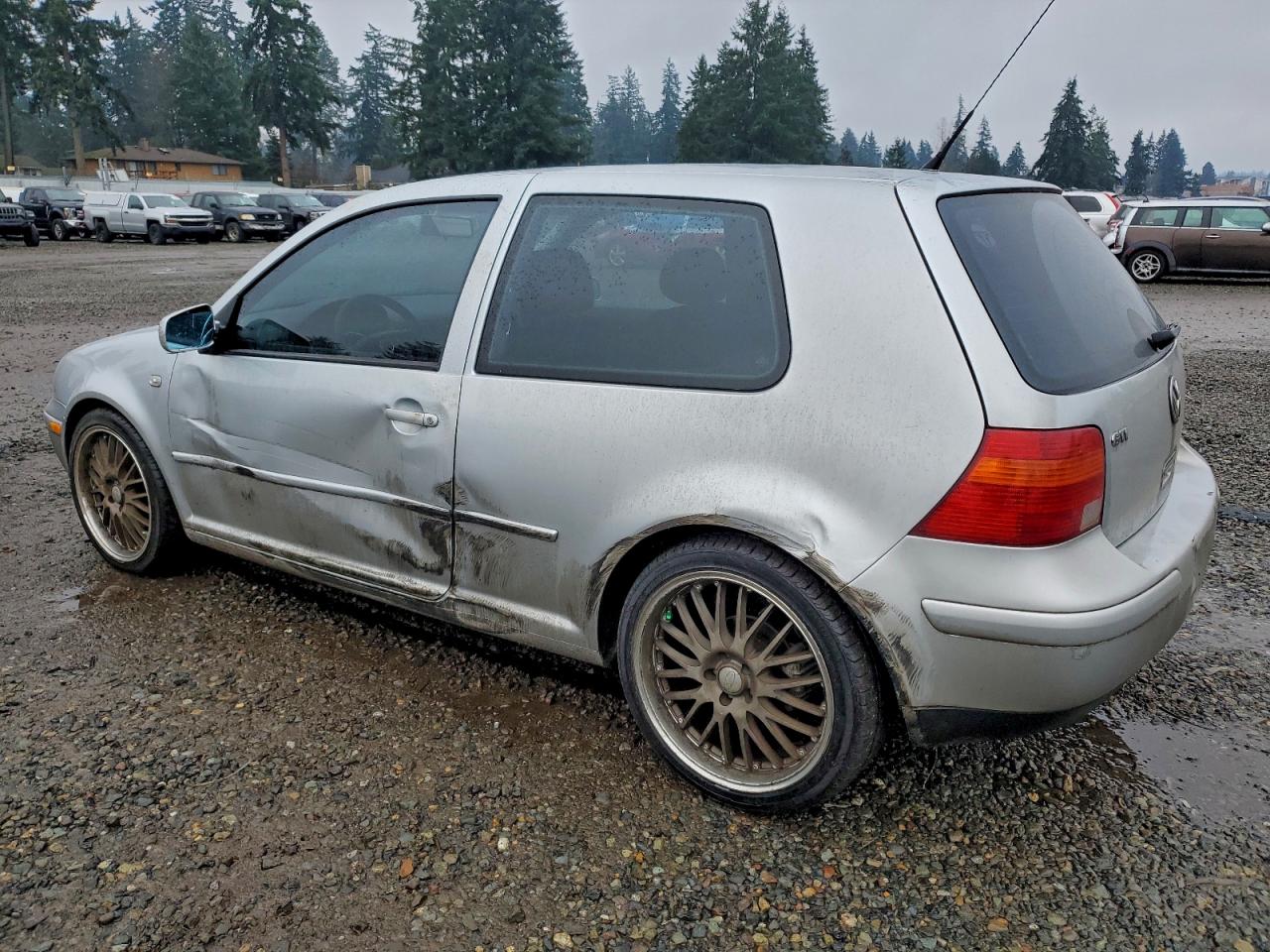 2001 Volkswagen Gti Gls Silver vin: 9BWDD61J814048717