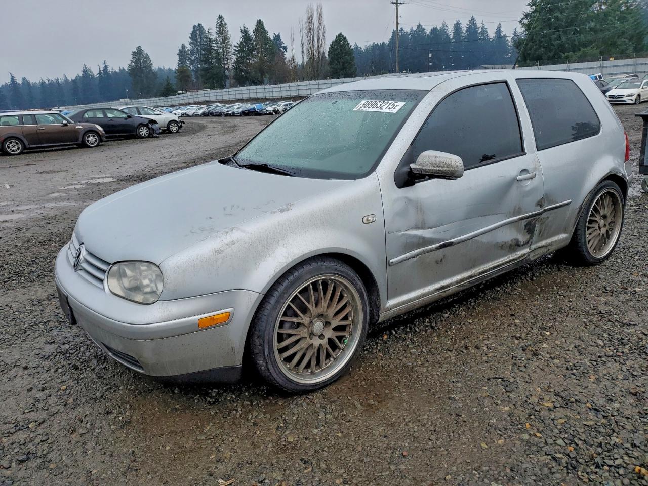 2001 Volkswagen Gti Gls Silver vin: 9BWDD61J814048717