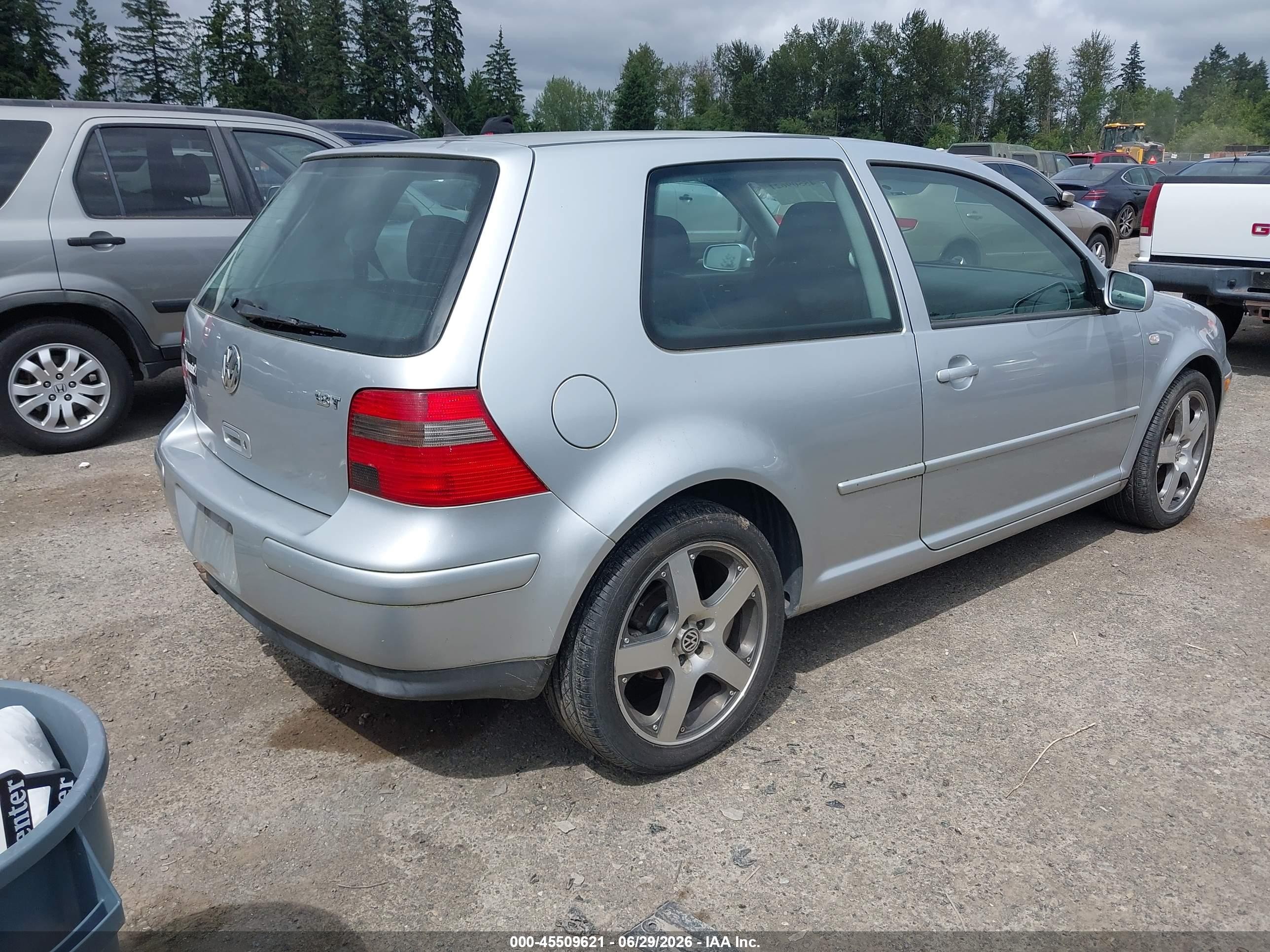 2003 Volkswagen Gti 1.8t Silver vin: 9BWDE61J034018546