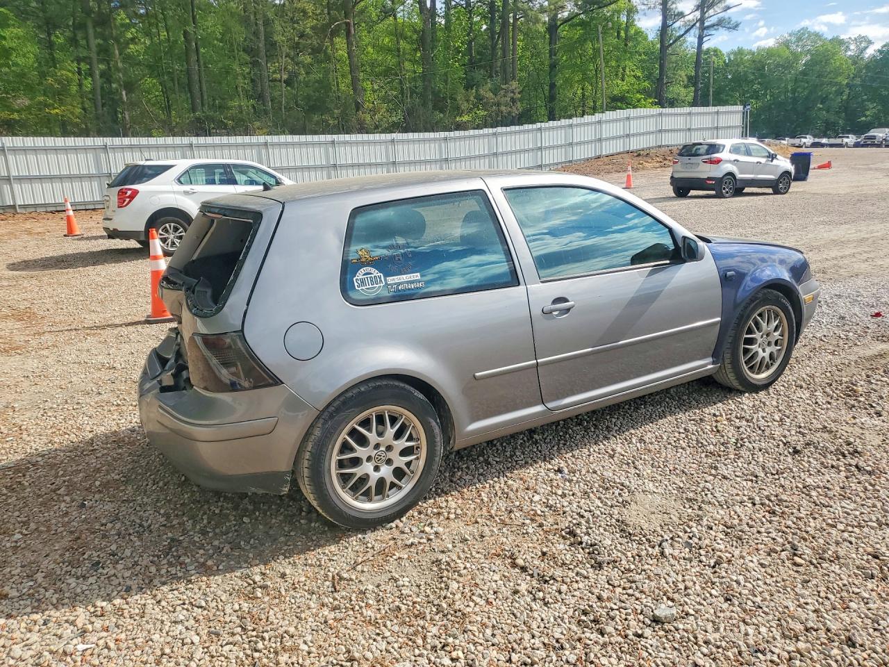 2003 Volkswagen Gti Gray vin: 9BWDE61J334058832