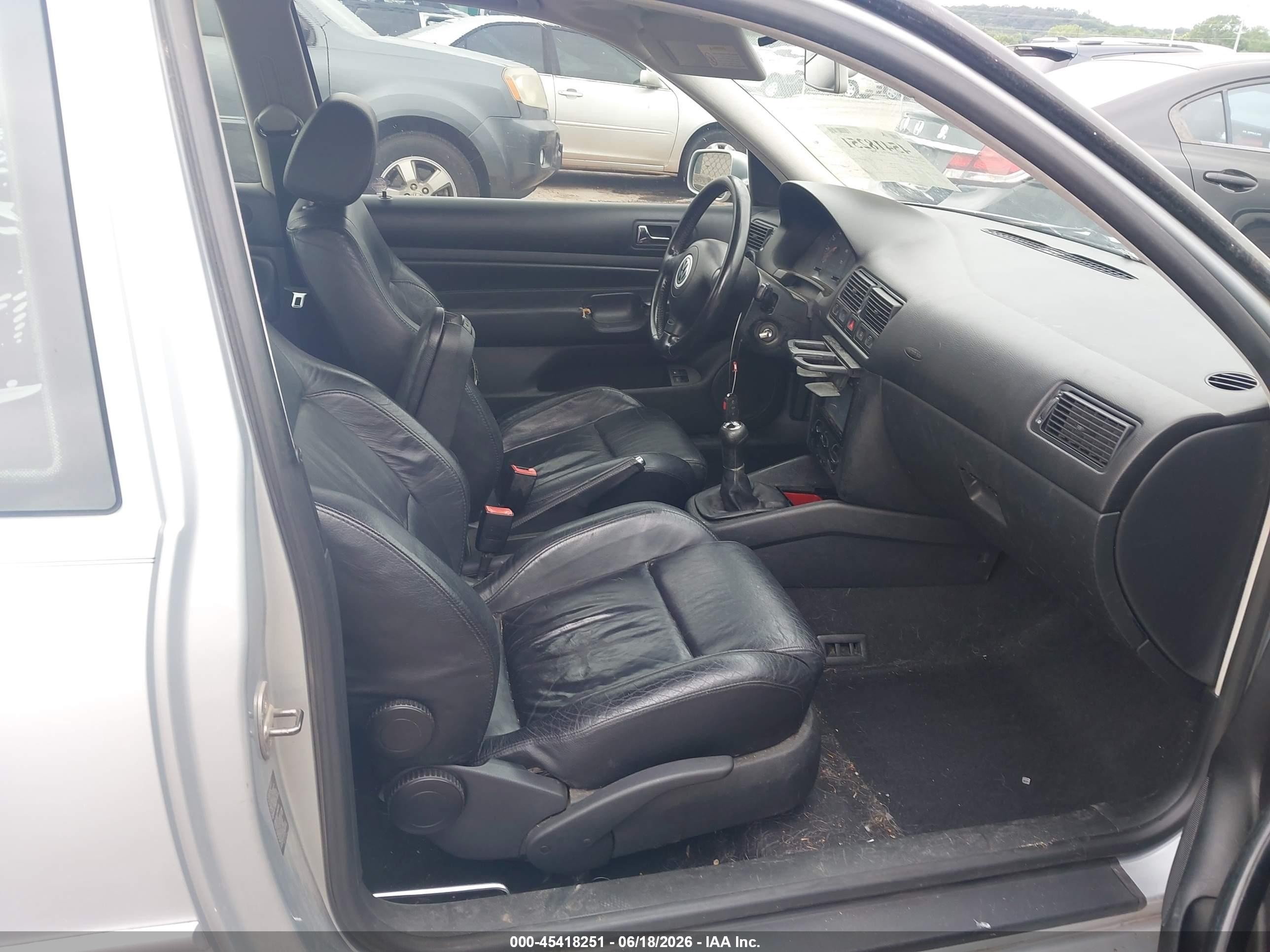 2003 Volkswagen Gti 1.8t Silver vin: 9BWDE61J434021790