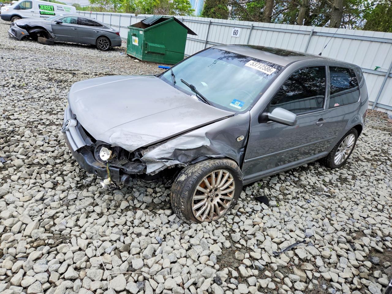 2005 Volkswagen Gti Silver vin: 9BWDE61J454036003