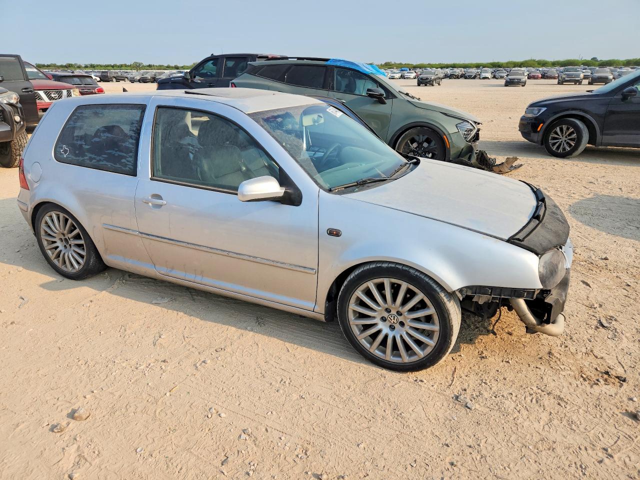 2005 Volkswagen Gti Silver vin: 9BWDE61J654028596