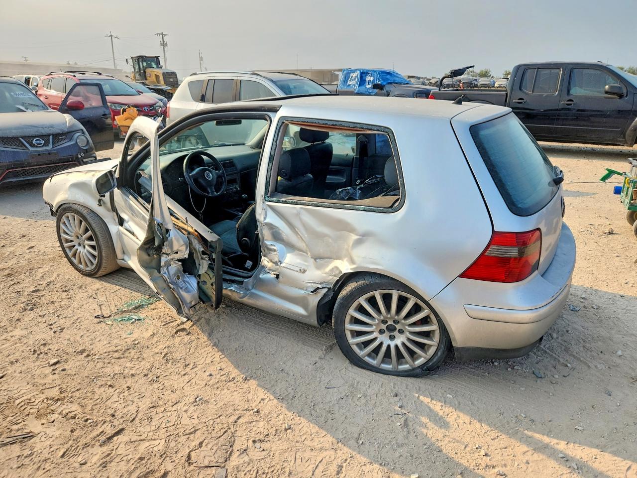 2005 Volkswagen Gti Silver vin: 9BWDE61J654028596