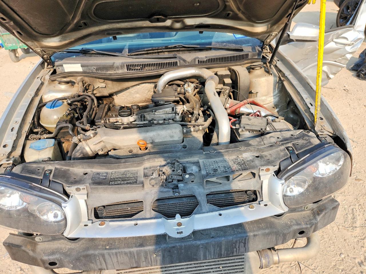 2005 Volkswagen Gti Silver vin: 9BWDE61J654028596