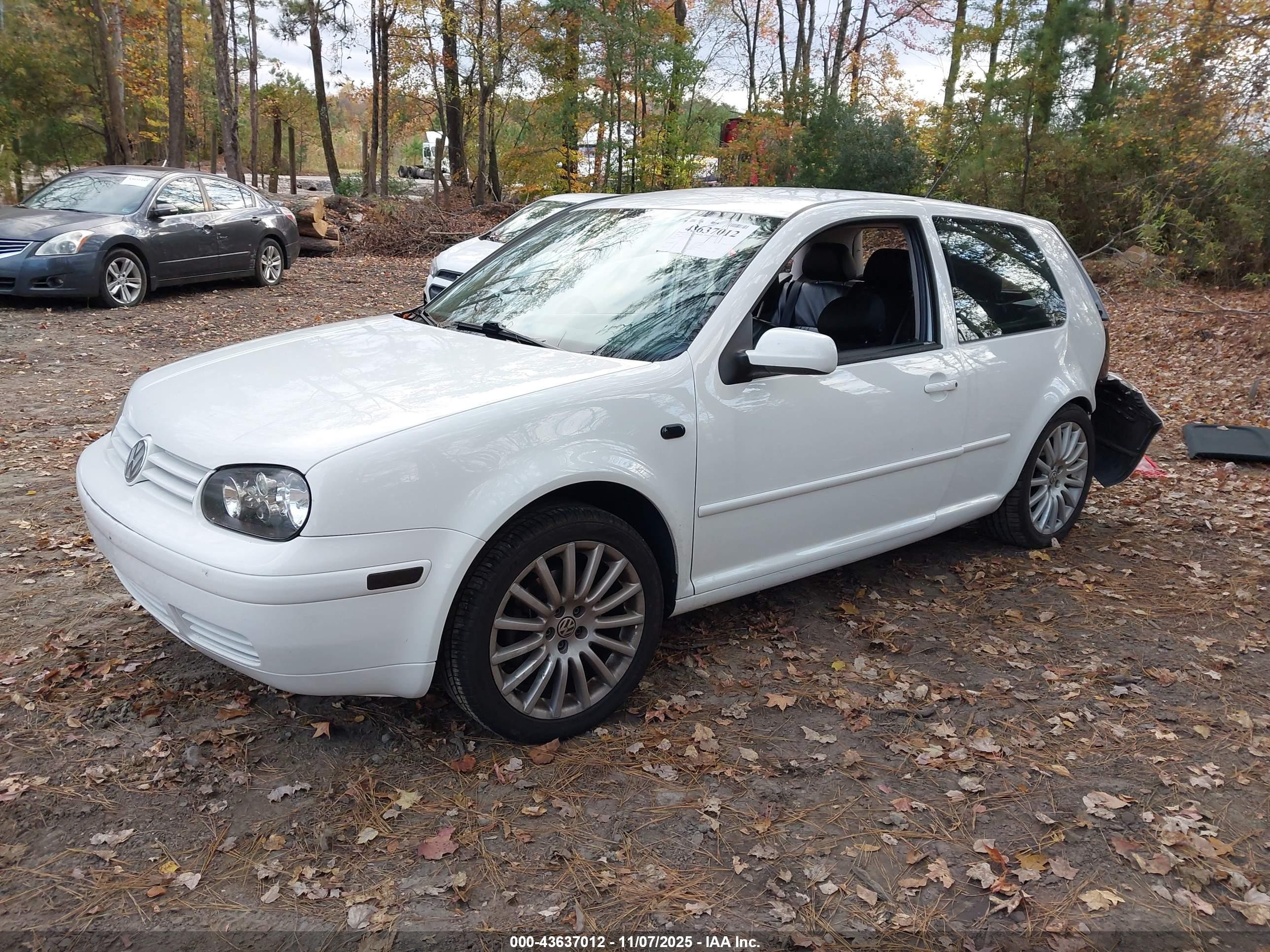 2004 Volkswagen Gti 1.8t White vin: 9BWDE61J844010213