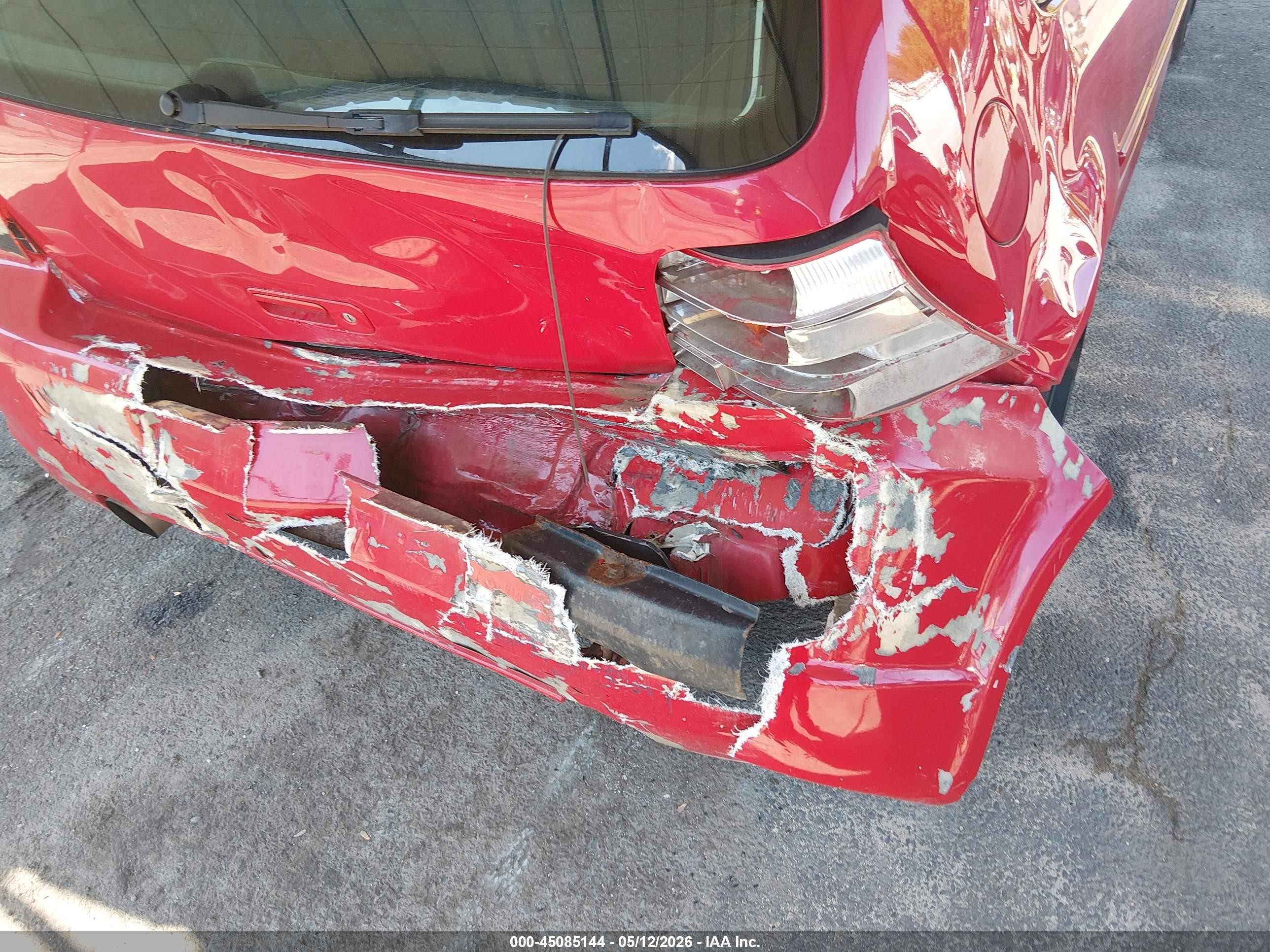 2005 Volkswagen Gti 1.8t Red vin: 9BWDE61J854033427