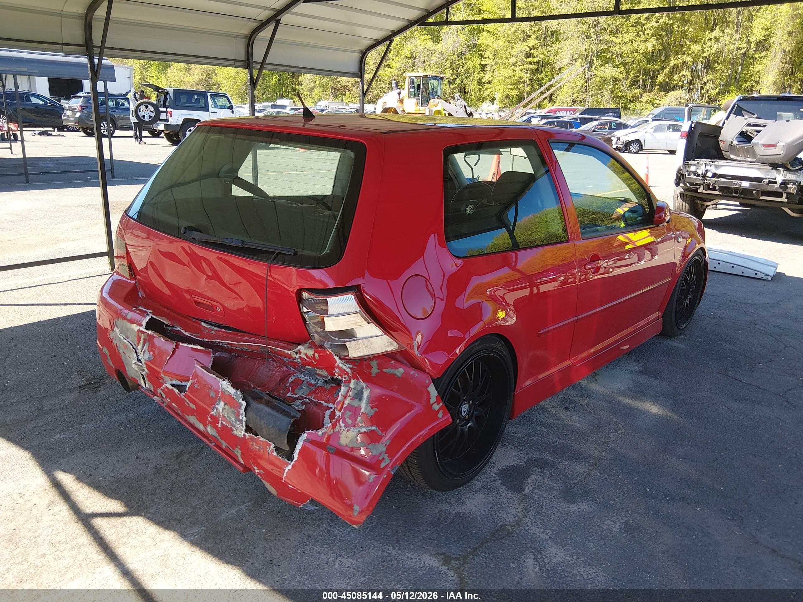 2005 Volkswagen Gti 1.8t Red vin: 9BWDE61J854033427