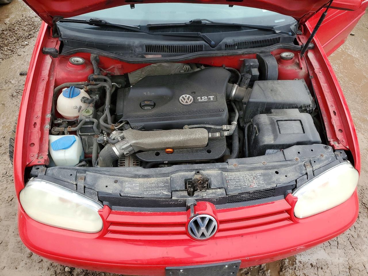 2005 Volkswagen Gti Red vin: 9BWDE61J854035940