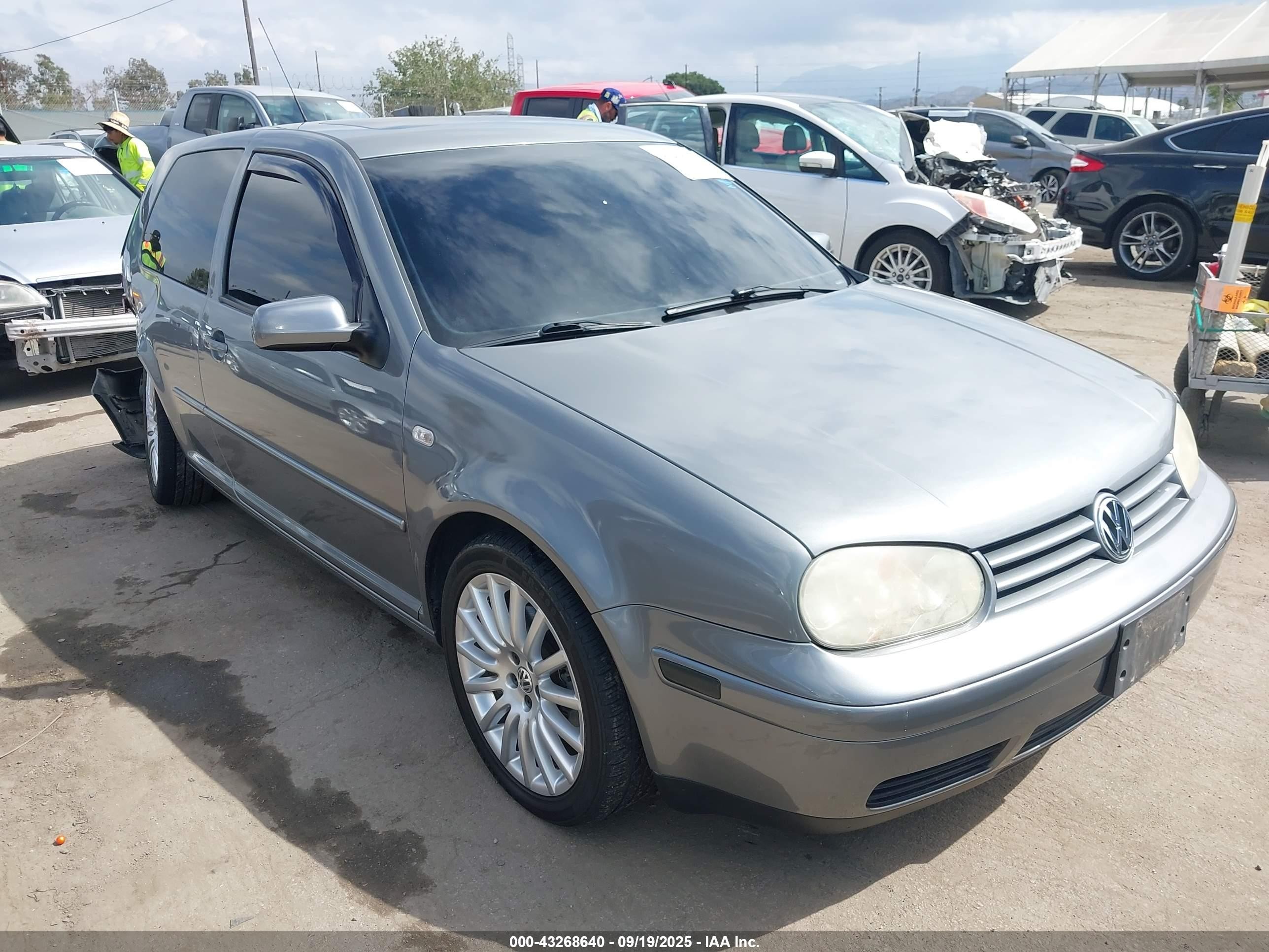 2005 Volkswagen Gti 1.8t Gray vin: 9BWDE61J854036635