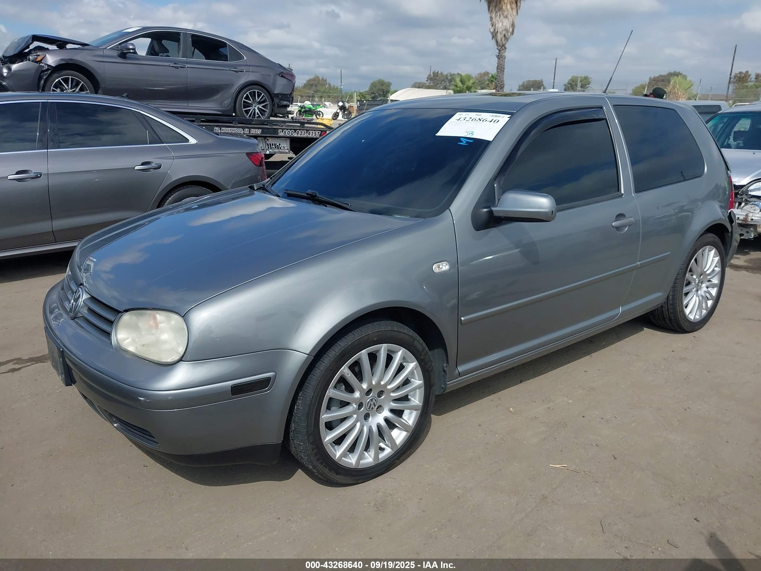 2005 Volkswagen Gti 1.8t Gray vin: 9BWDE61J854036635