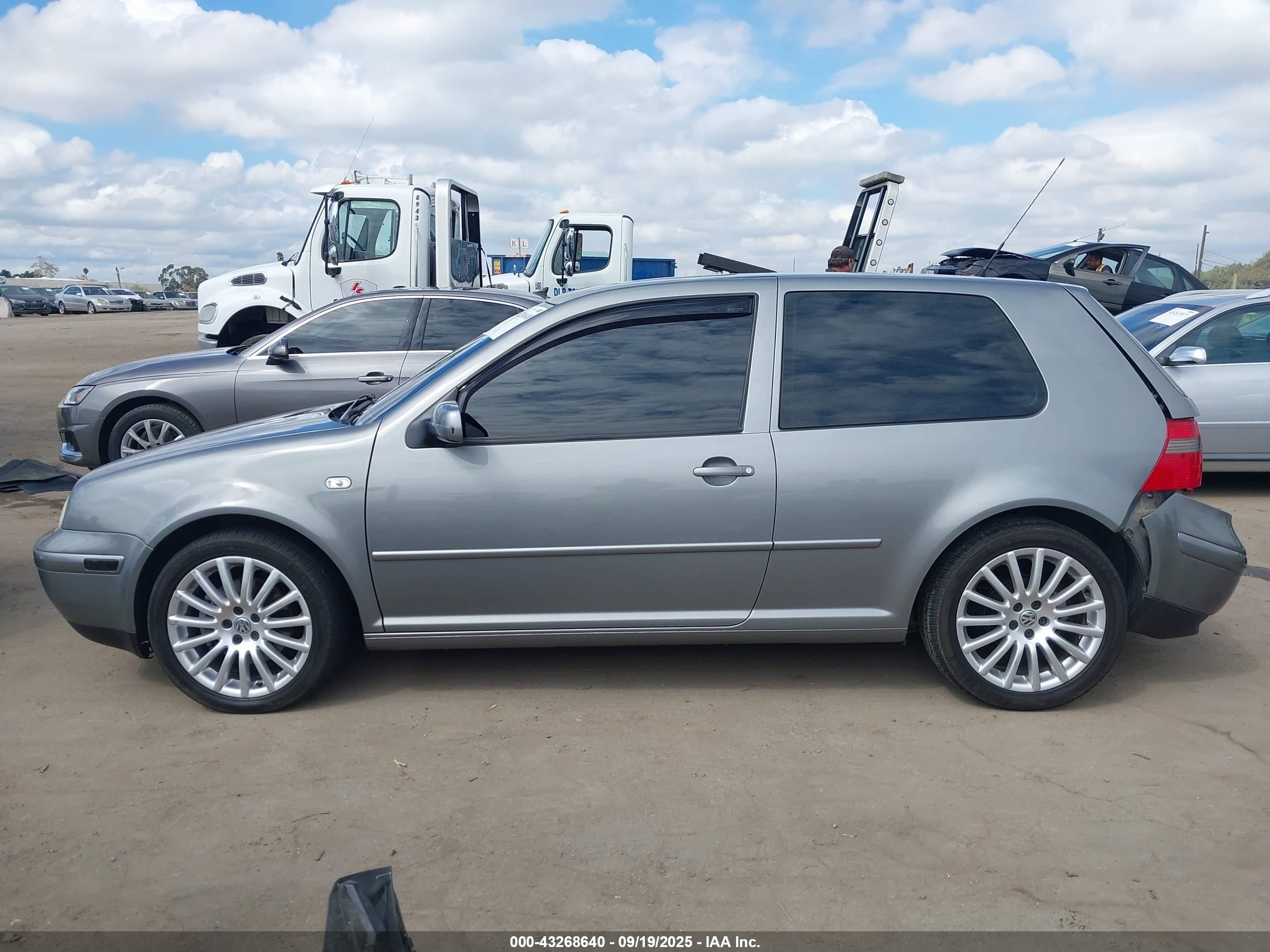 2005 Volkswagen Gti 1.8t Gray vin: 9BWDE61J854036635