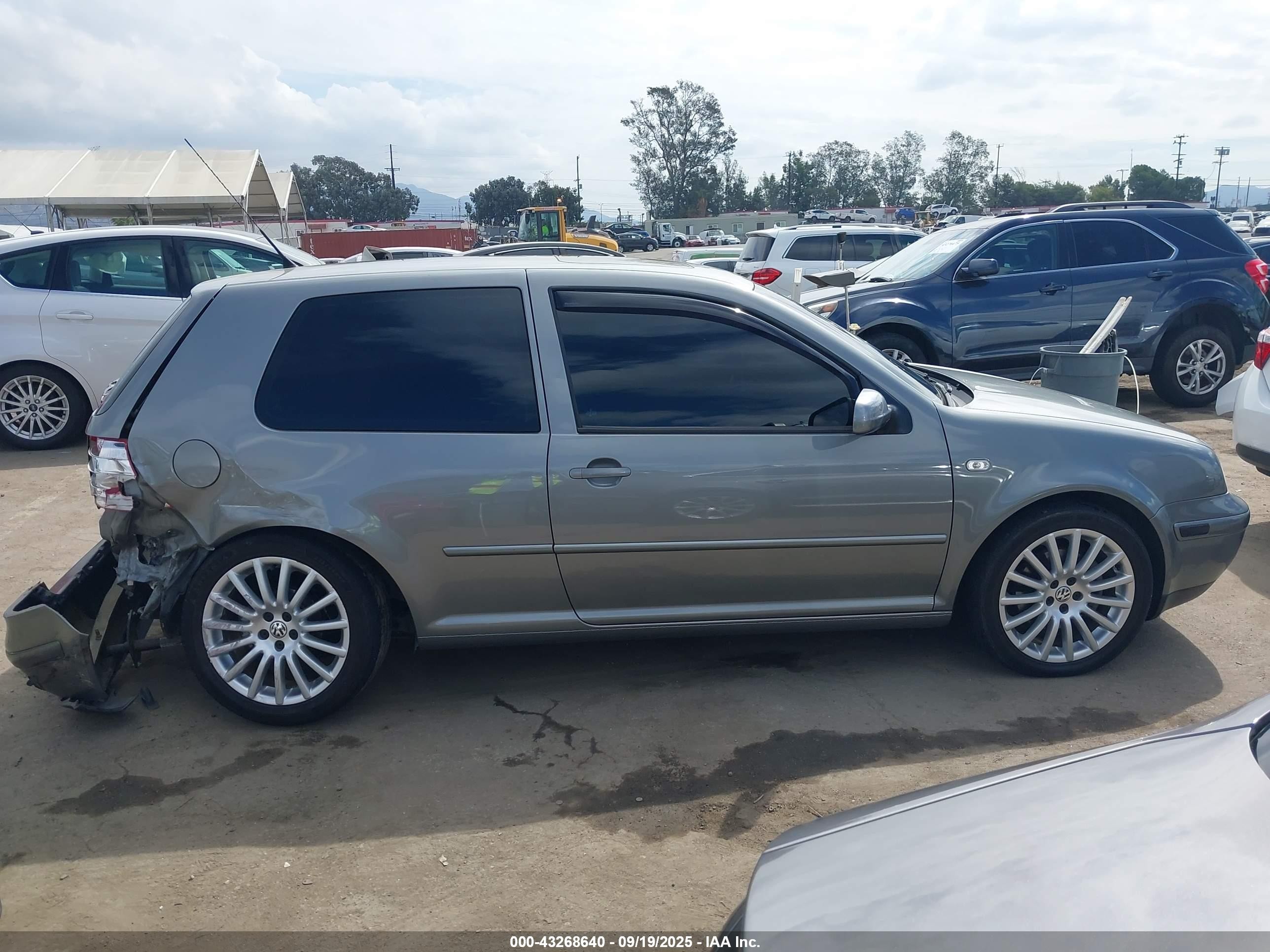 2005 Volkswagen Gti 1.8t Gray vin: 9BWDE61J854036635