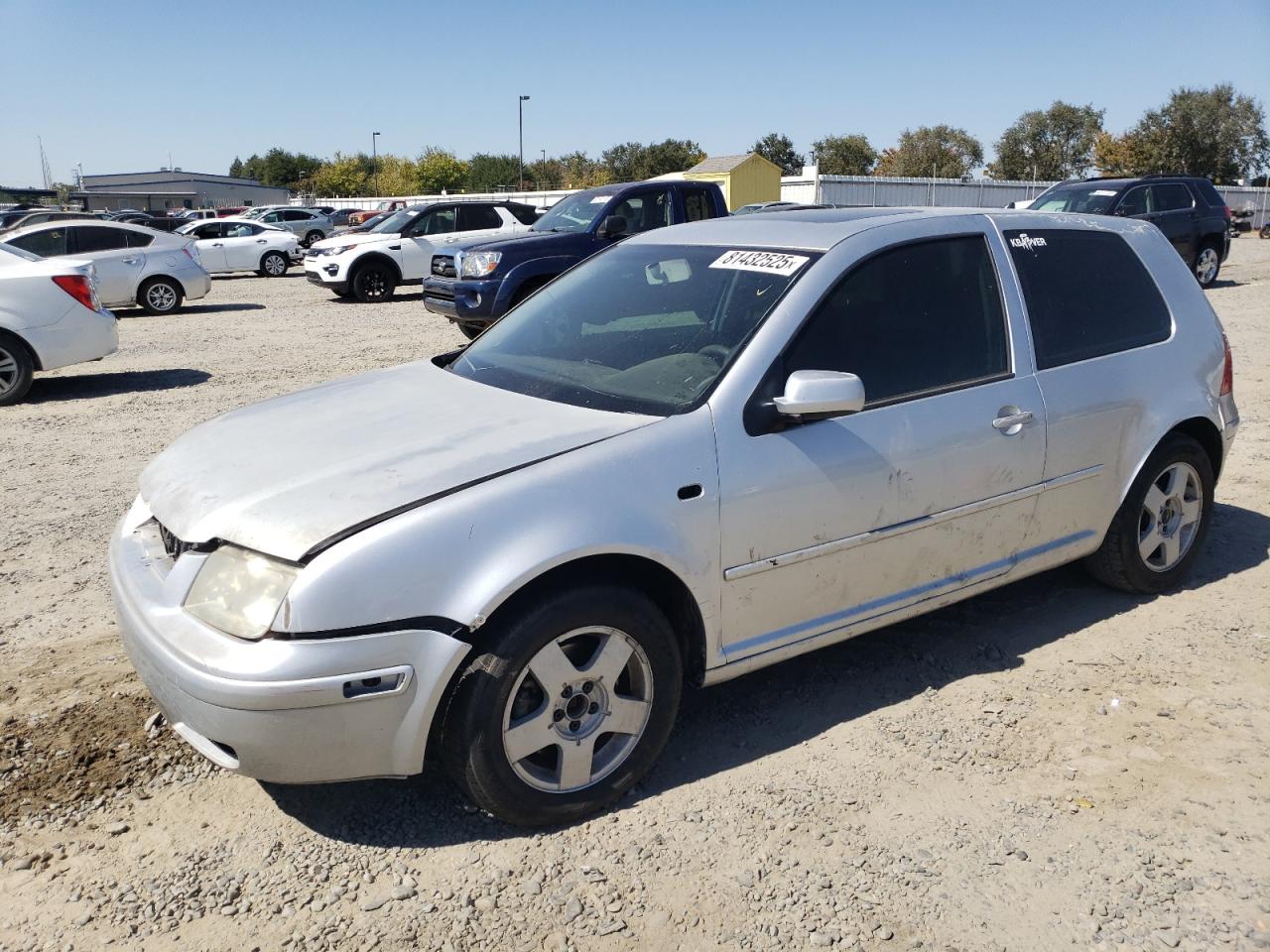 2002 Volkswagen Gti Base Silver vin: 9BWDE61JX24071608