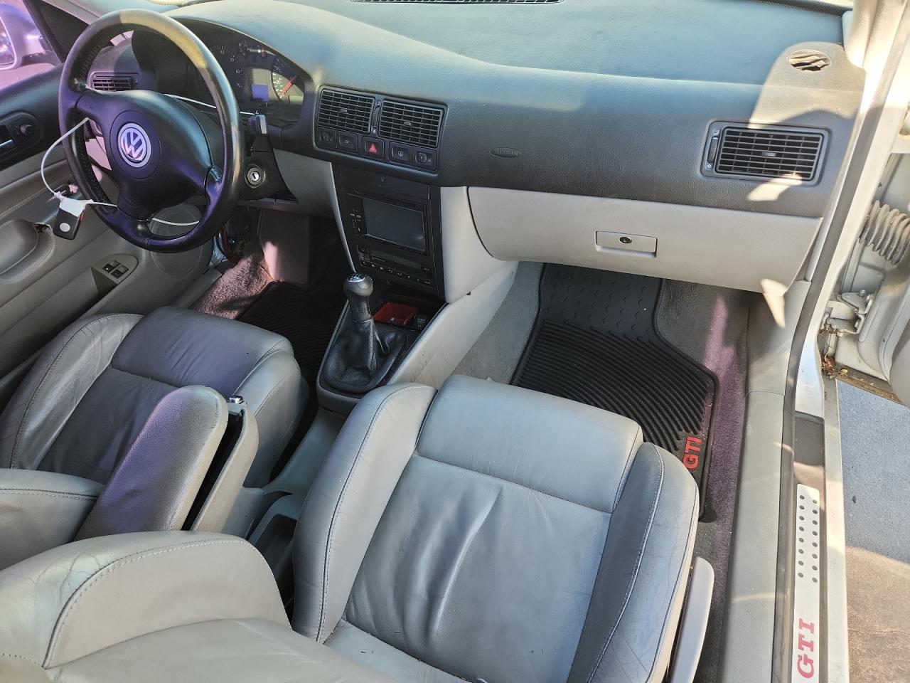 2003 Volkswagen Gti Vr6 Silver vin: 9BWDH61J134029644