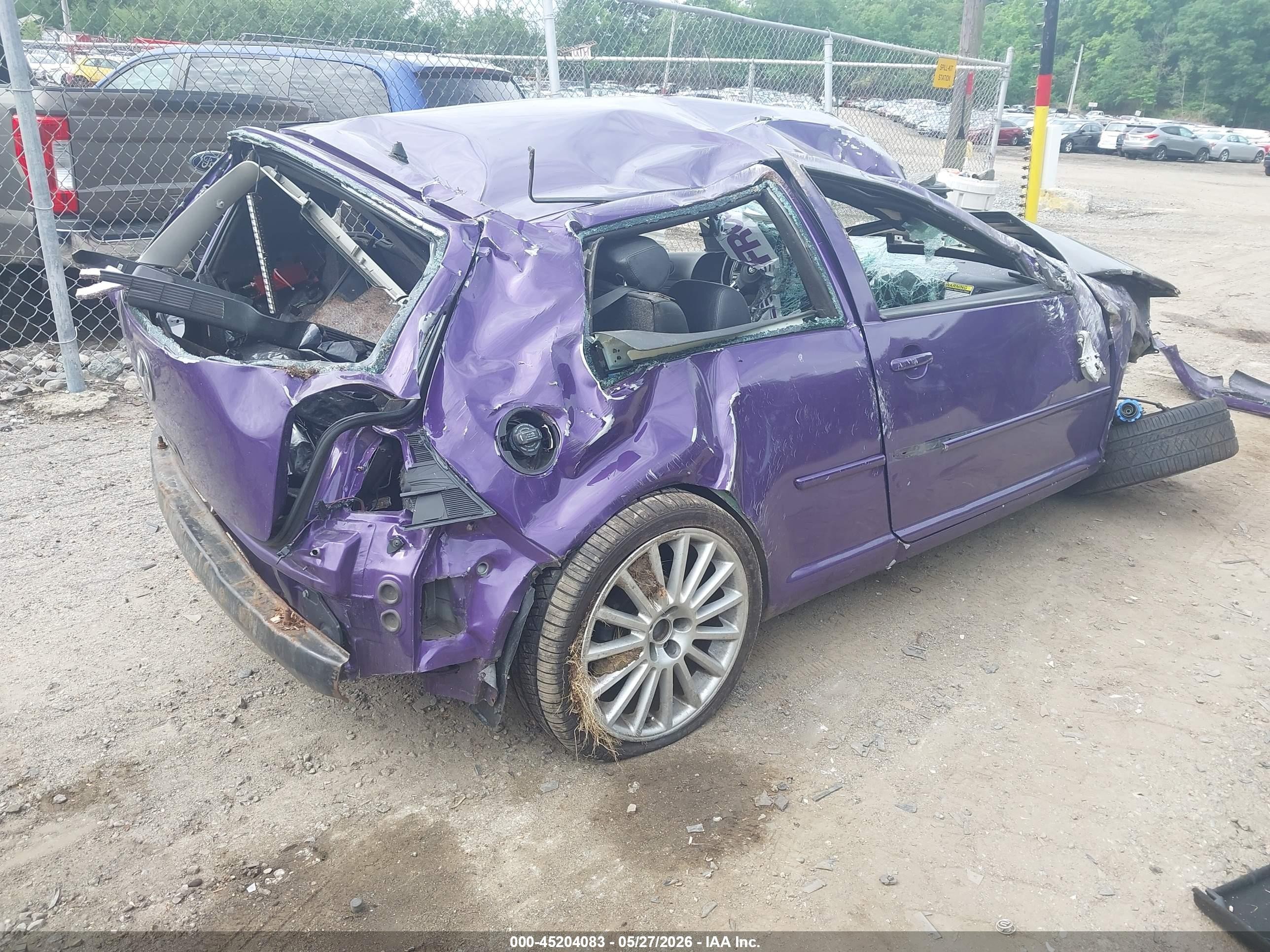 2003 Volkswagen Gti Vr6 Purple vin: 9BWDH61J934055974