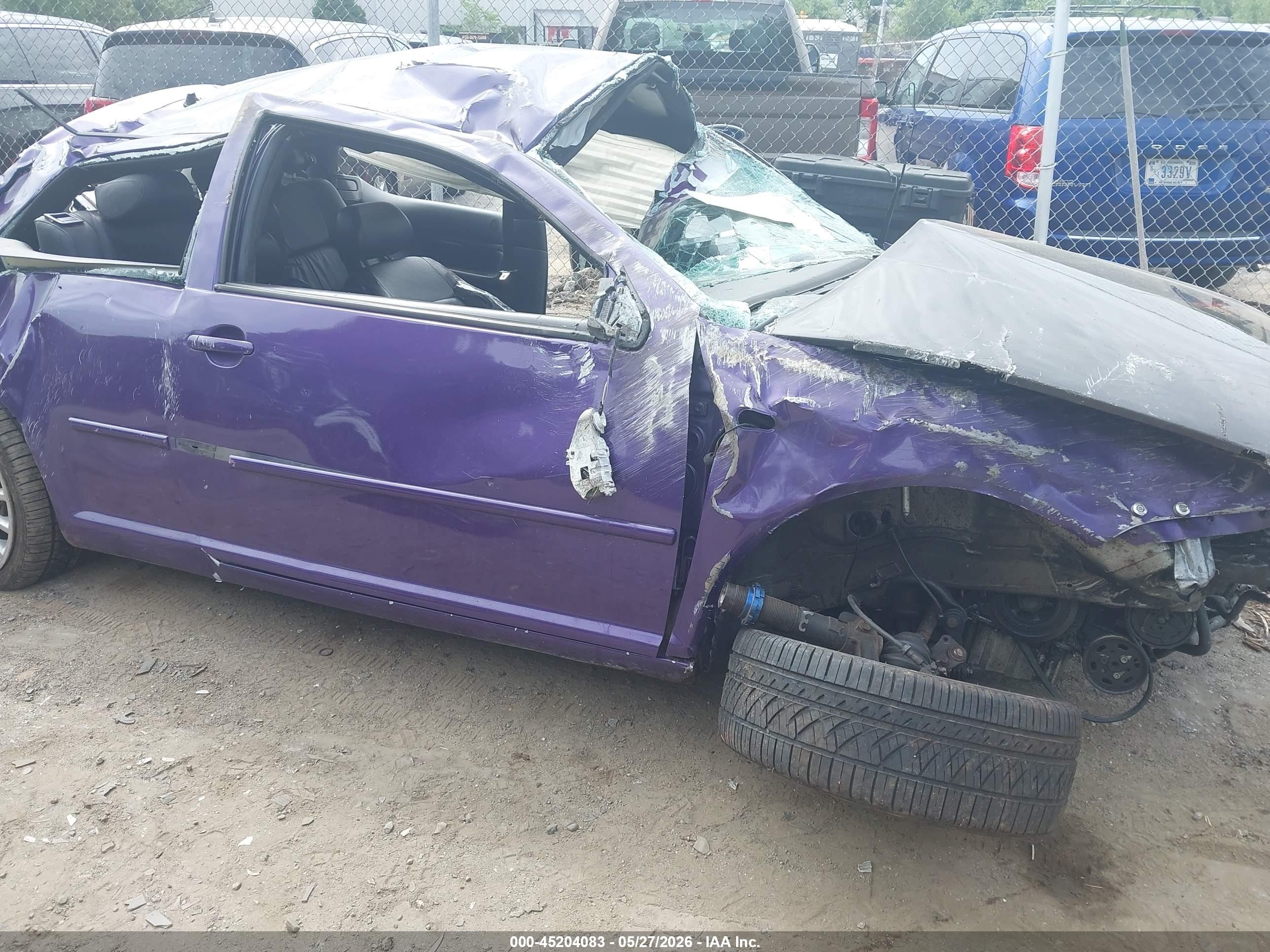 2003 Volkswagen Gti Vr6 Purple vin: 9BWDH61J934055974