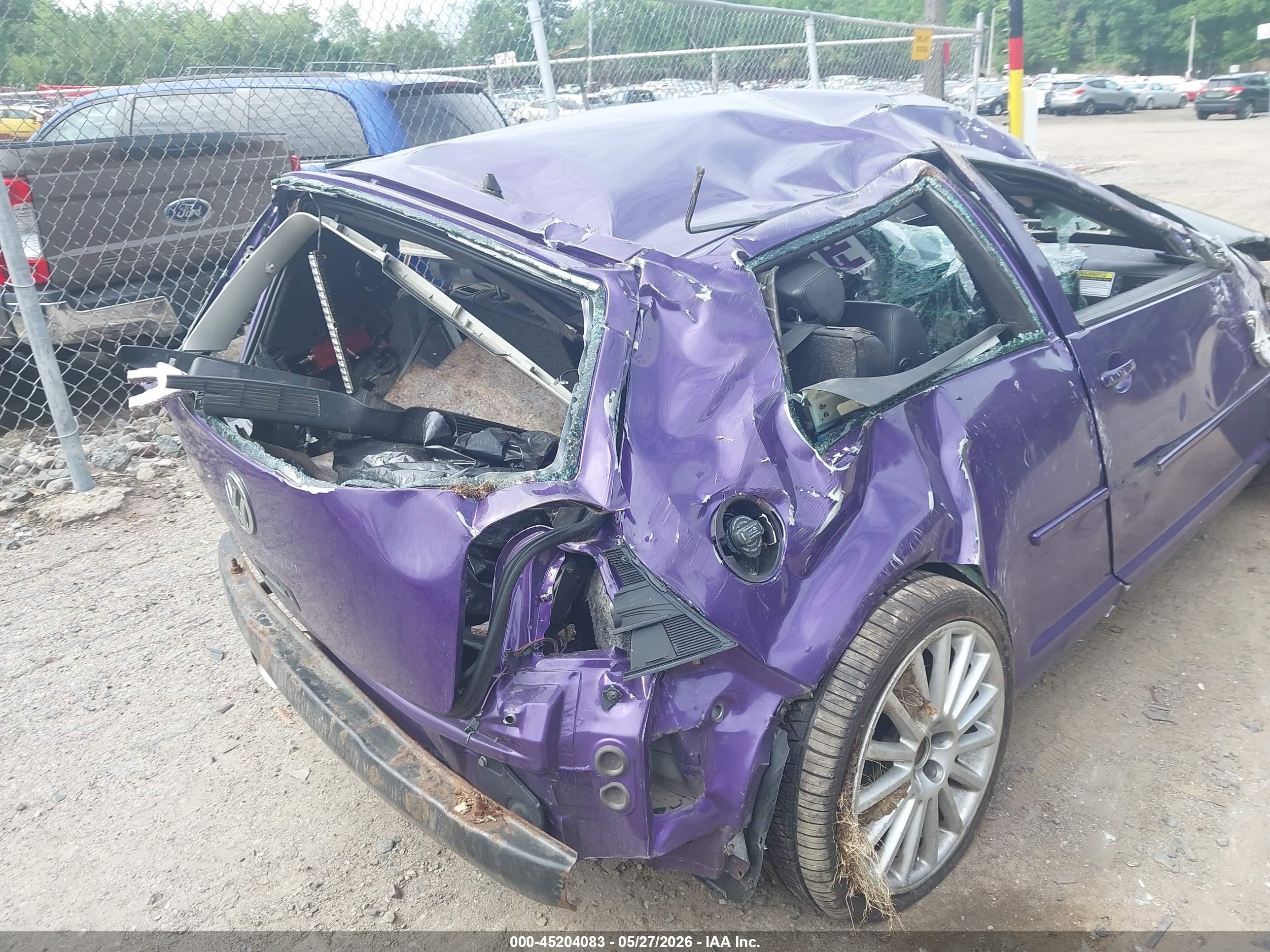 2003 Volkswagen Gti Vr6 Purple vin: 9BWDH61J934055974