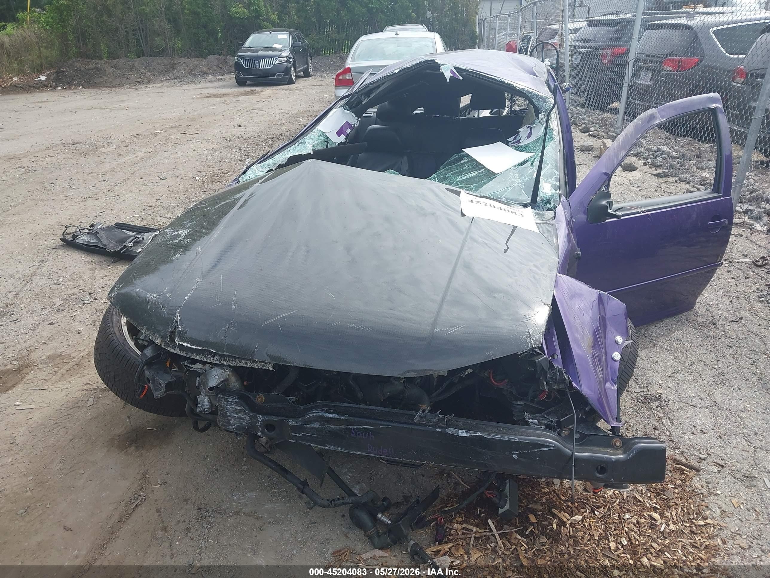 2003 Volkswagen Gti Vr6 Purple vin: 9BWDH61J934055974
