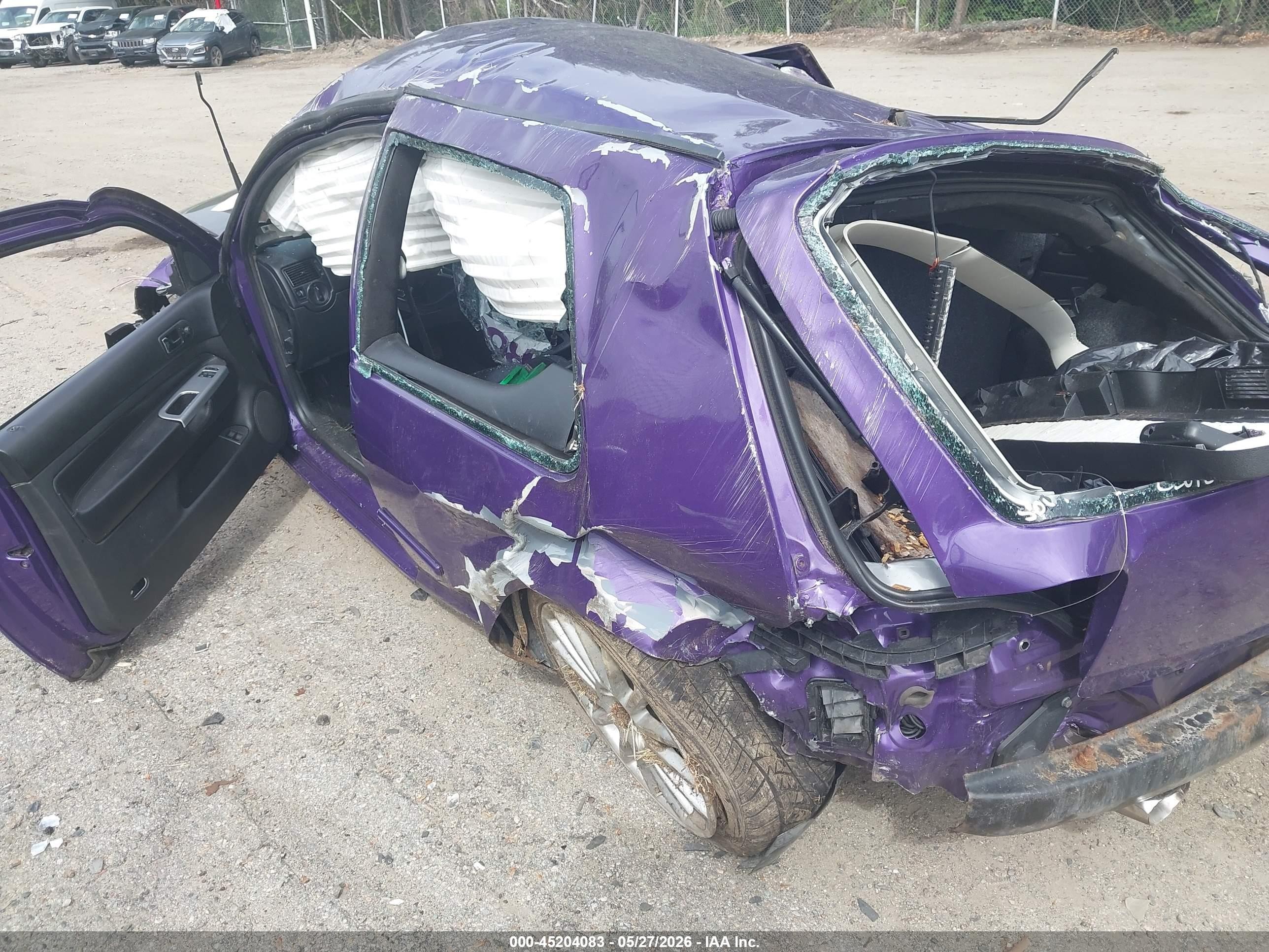 2003 Volkswagen Gti Vr6 Purple vin: 9BWDH61J934055974