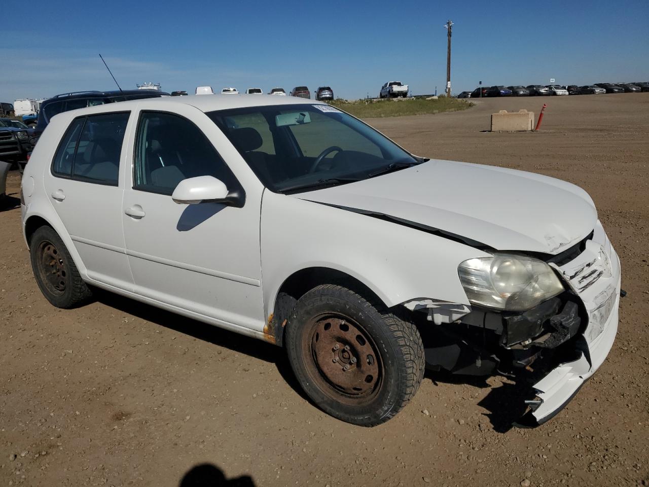 2009 Volkswagen City Golf White vin: 9BWEL21J994007637