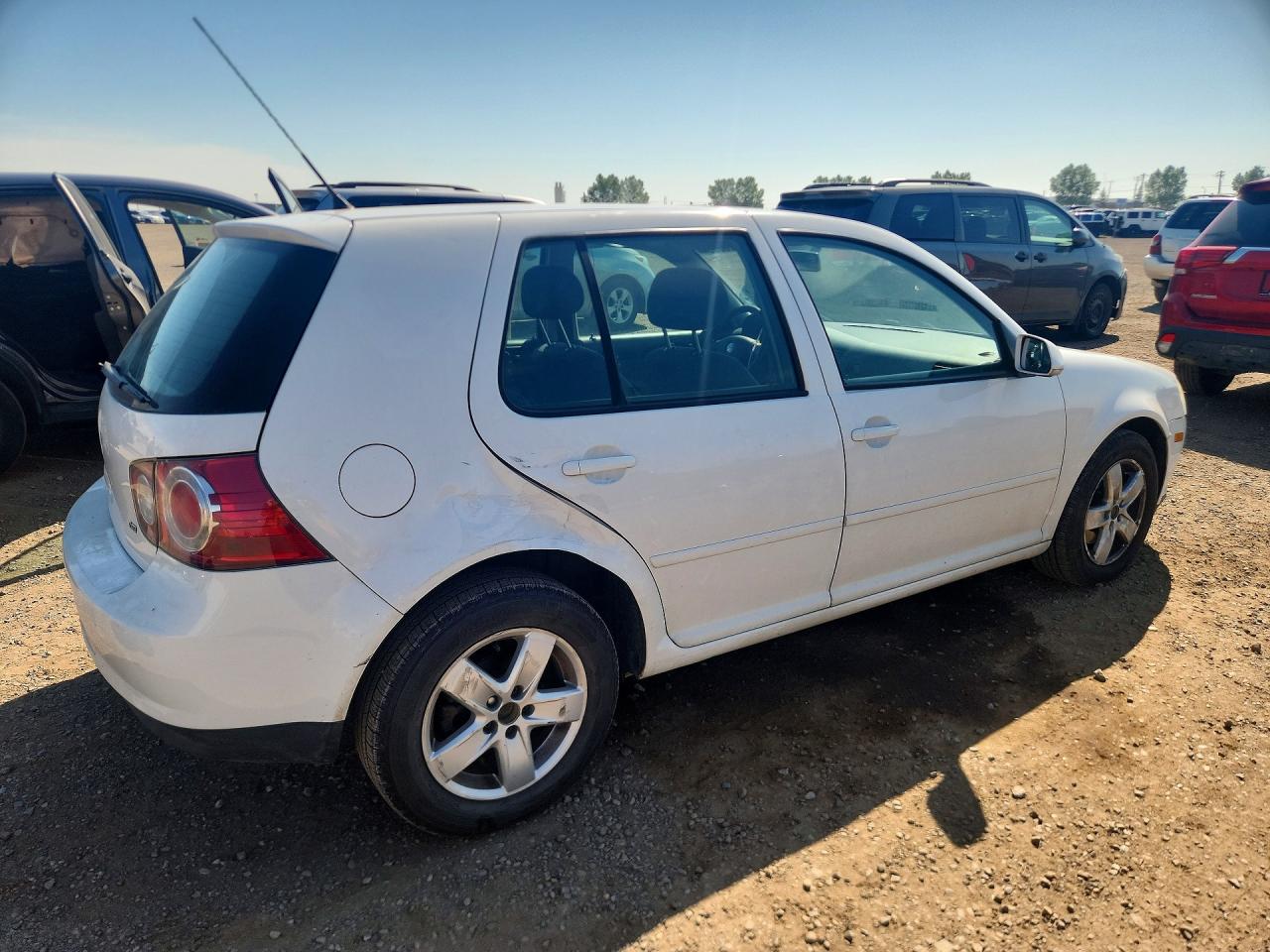 2008 Volkswagen City Golf White vin: 9BWEL41J384015100