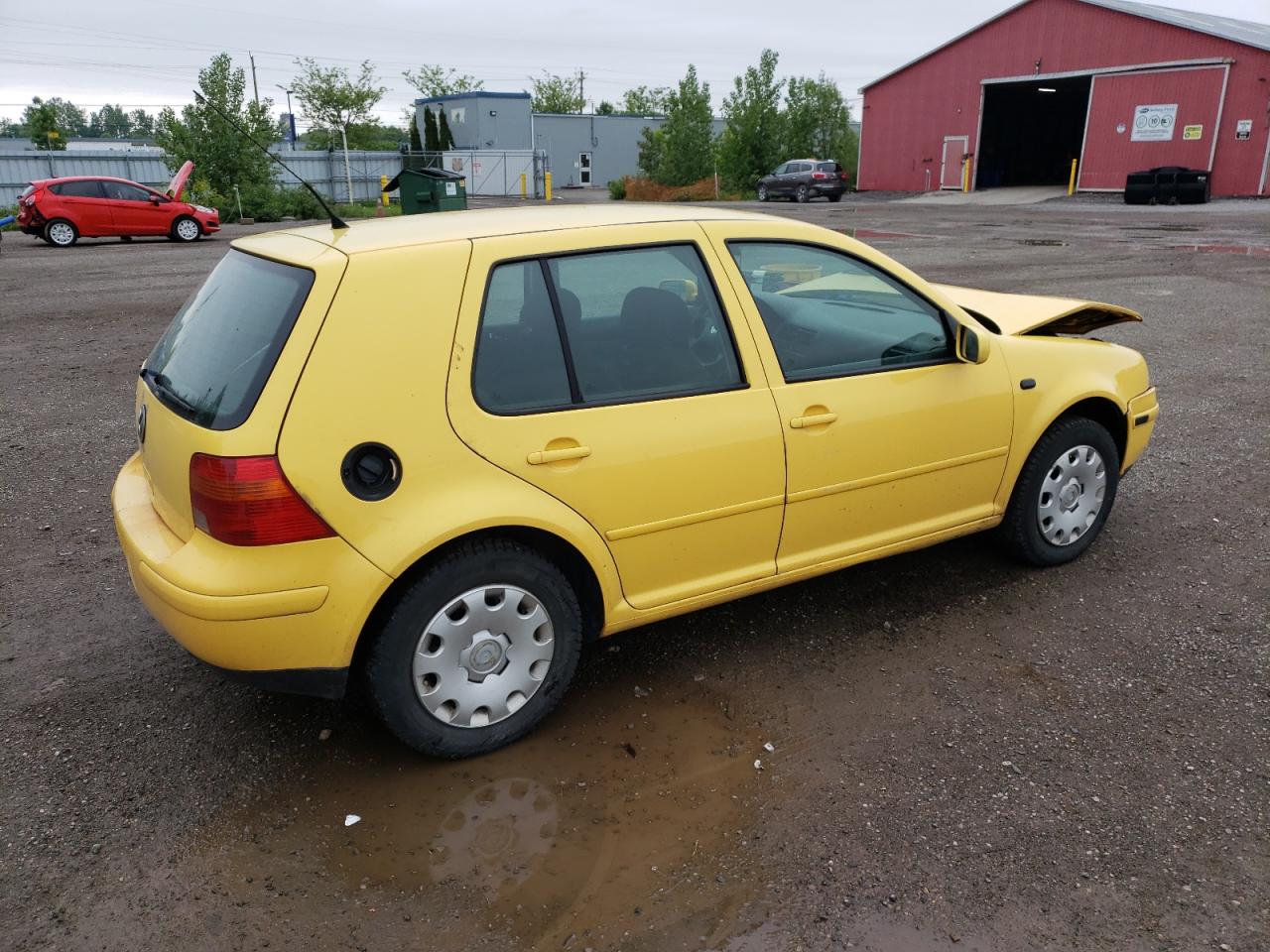 2007 Volkswagen City Golf    Yellow vin: 9BWEL41J474005996