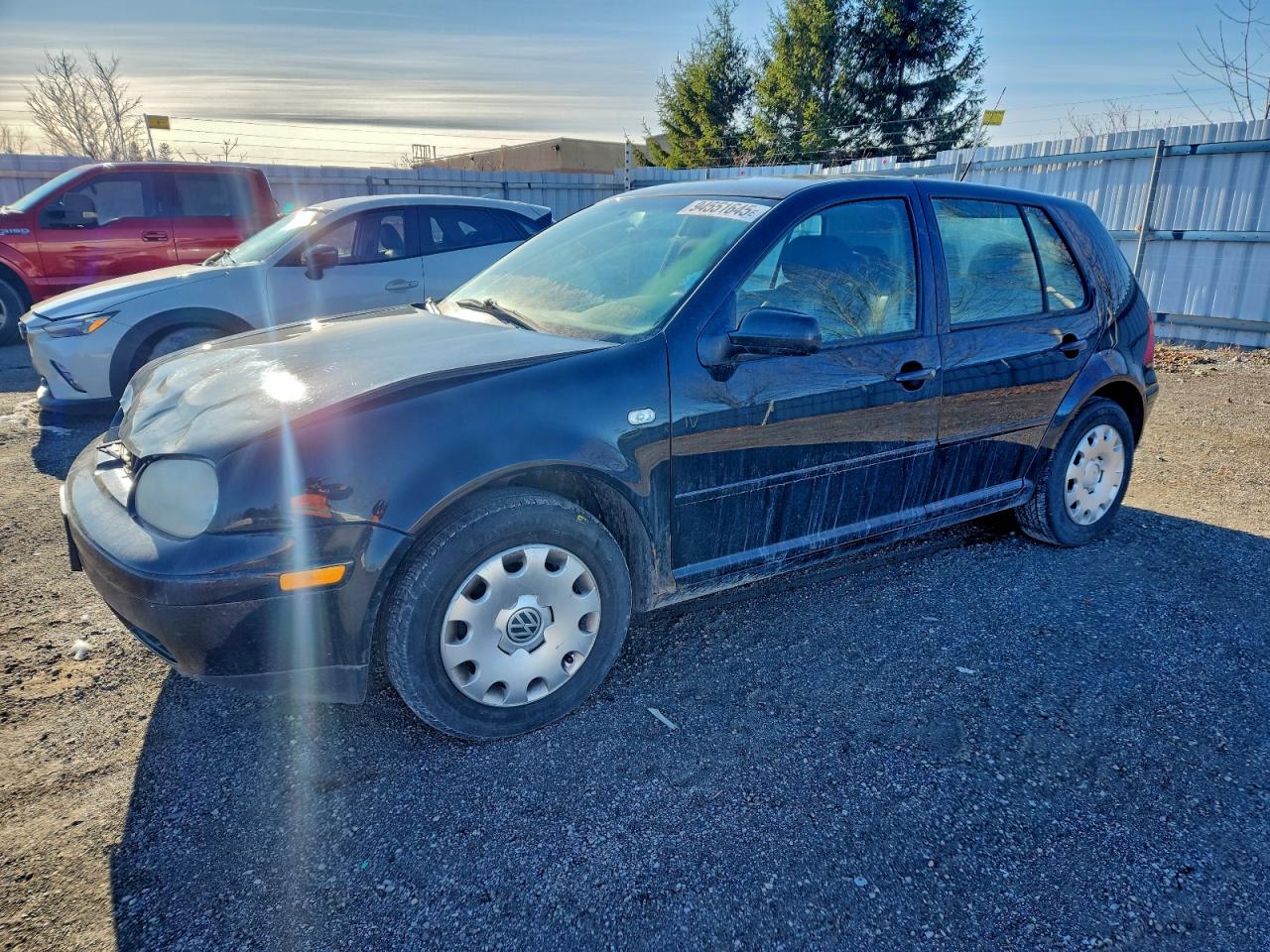 2007 Volkswagen City Golf Black vin: 9BWEL41J474006694