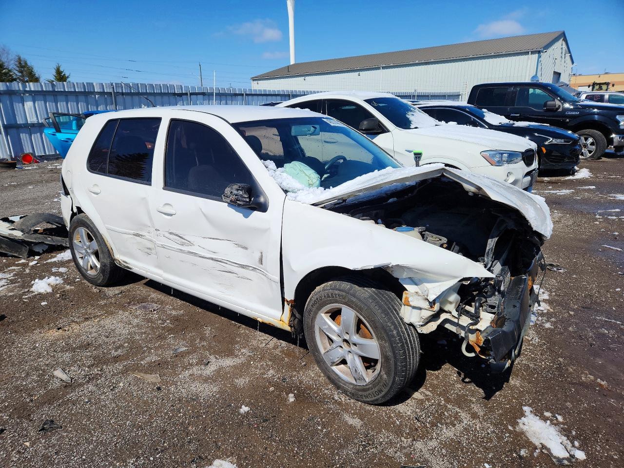 2009 Volkswagen City Golf White vin: 9BWEL41J494017942