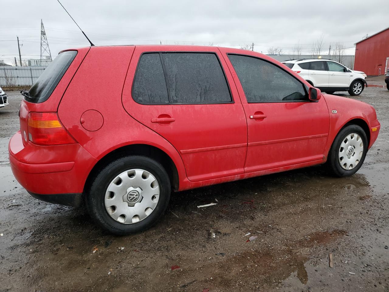 2007 Volkswagen City Golf  Красный vin: 9BWEL41J774003448
