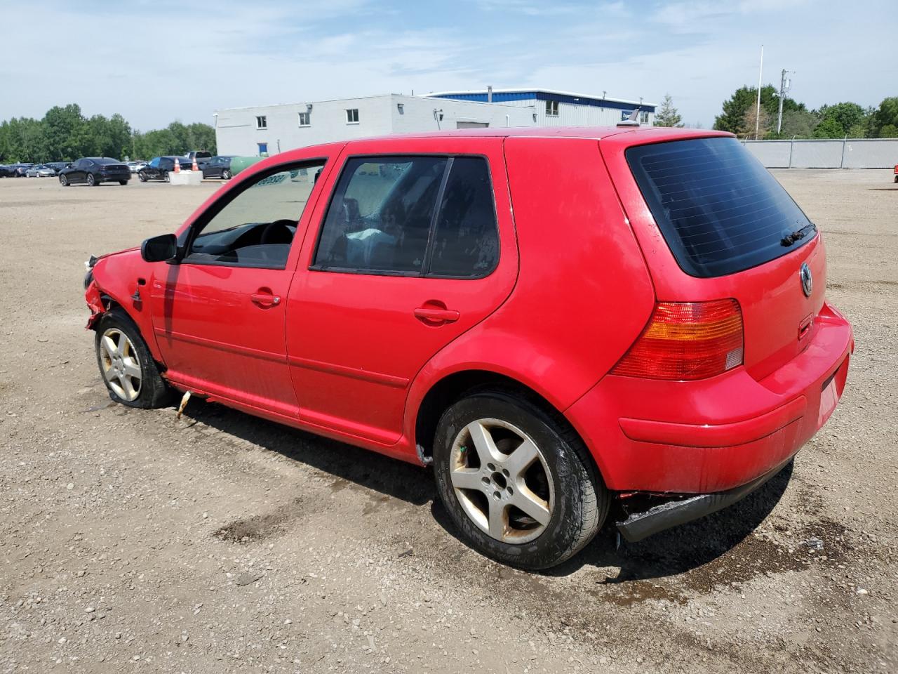 2007 Volkswagen City Golf    Красный vin: 9BWEL41J974007498