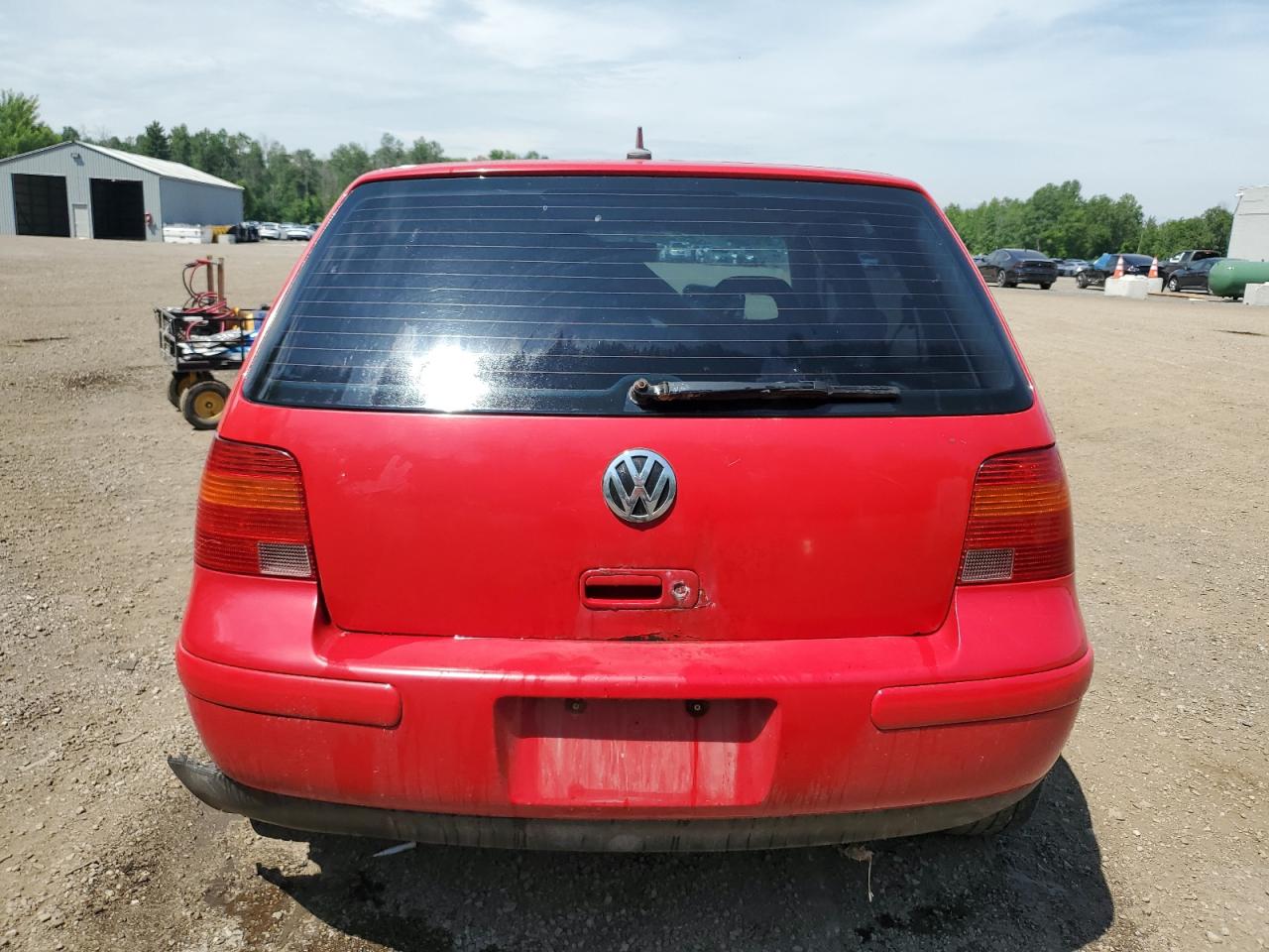 2007 Volkswagen City Golf    Красный vin: 9BWEL41J974007498