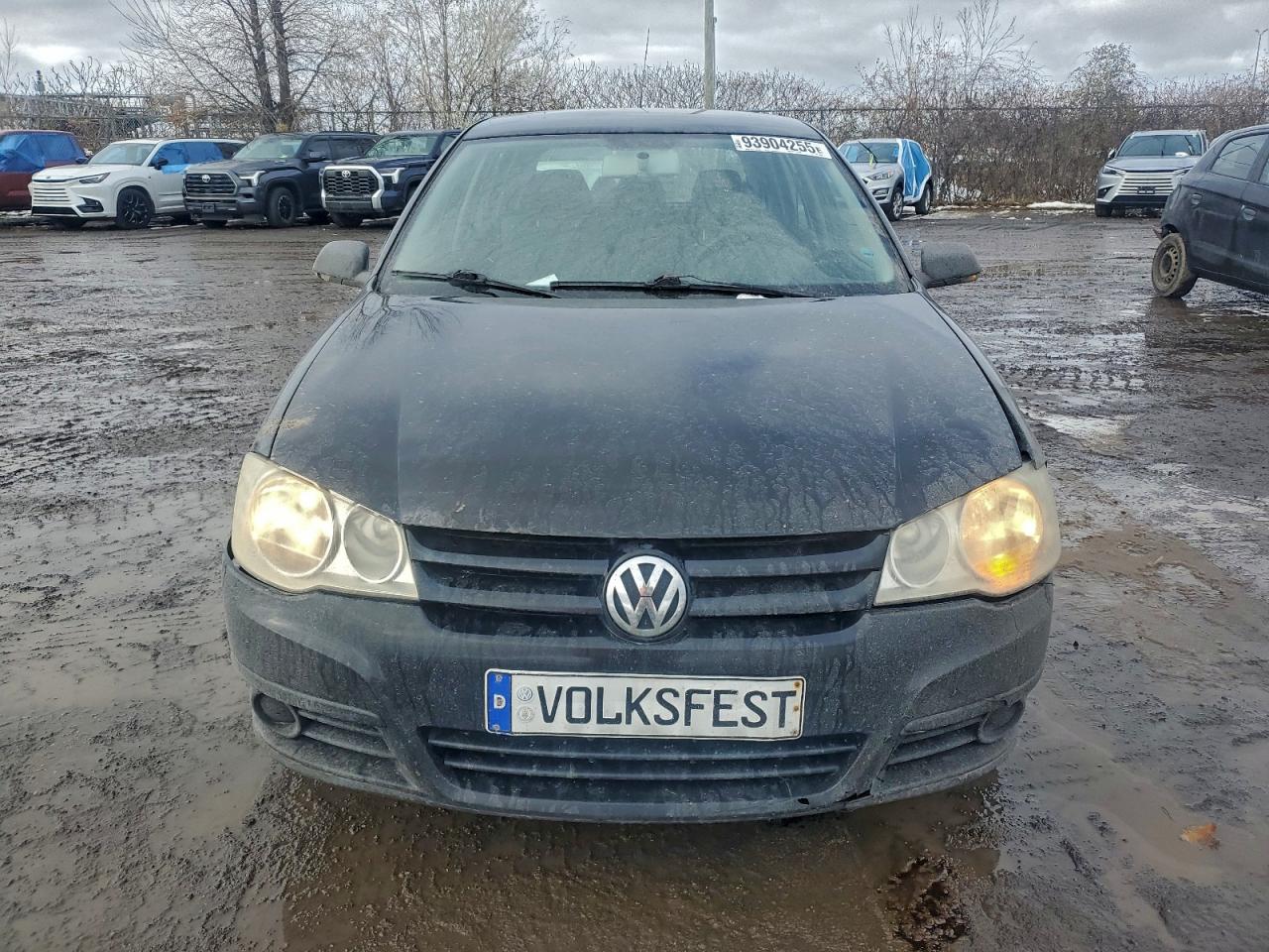 2009 Volkswagen City Golf Black vin: 9BWEL41J994017595