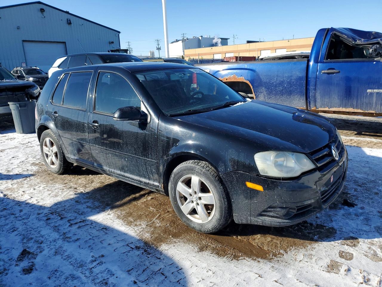 2010 Volkswagen City Golf Black vin: 9BWEL4BE0A4002490