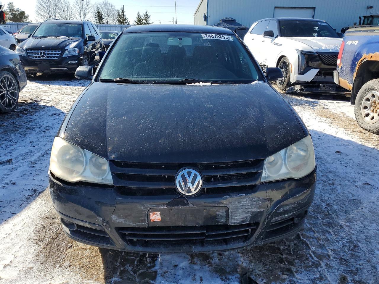 2010 Volkswagen City Golf Black vin: 9BWEL4BE0A4002490