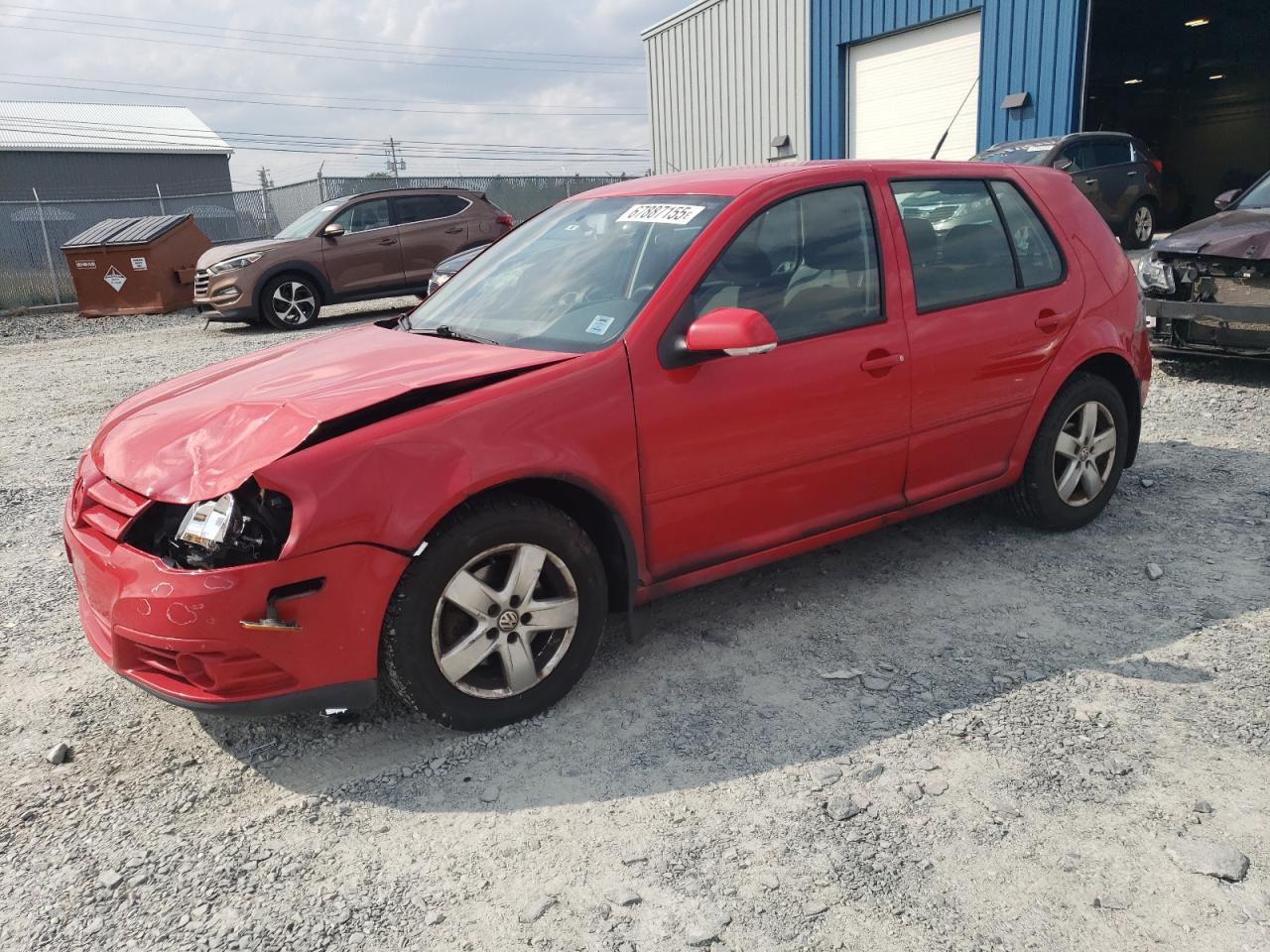 2010 Volkswagen City Golf    Red vin: 9BWEL4BE7A4000090
